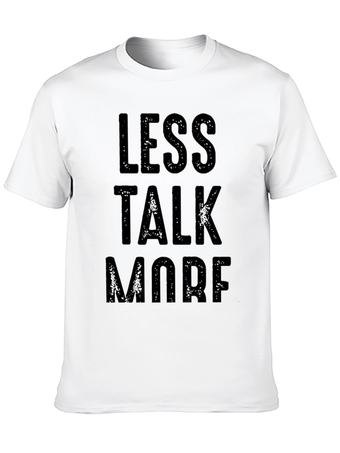 Less Talk More Graphic Tee - Black