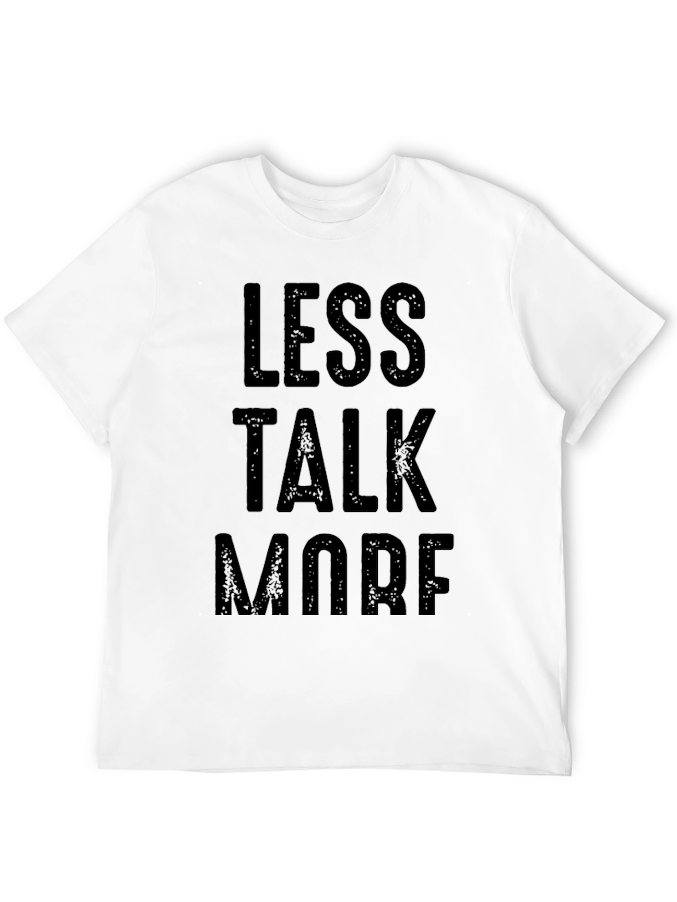 Less Talk More Graphic Tee - Black