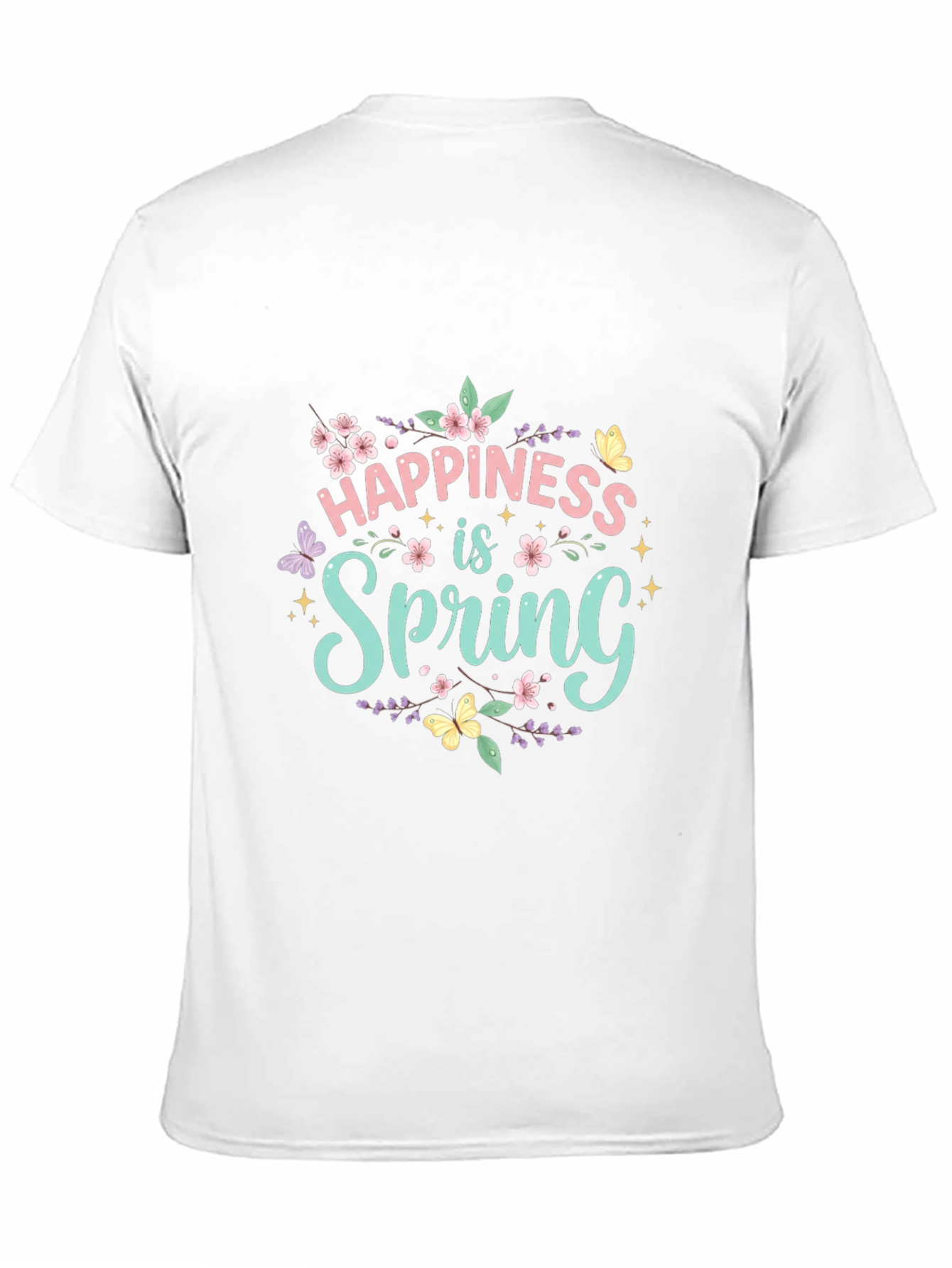 Happiness is Spring Graphic T-Shirt