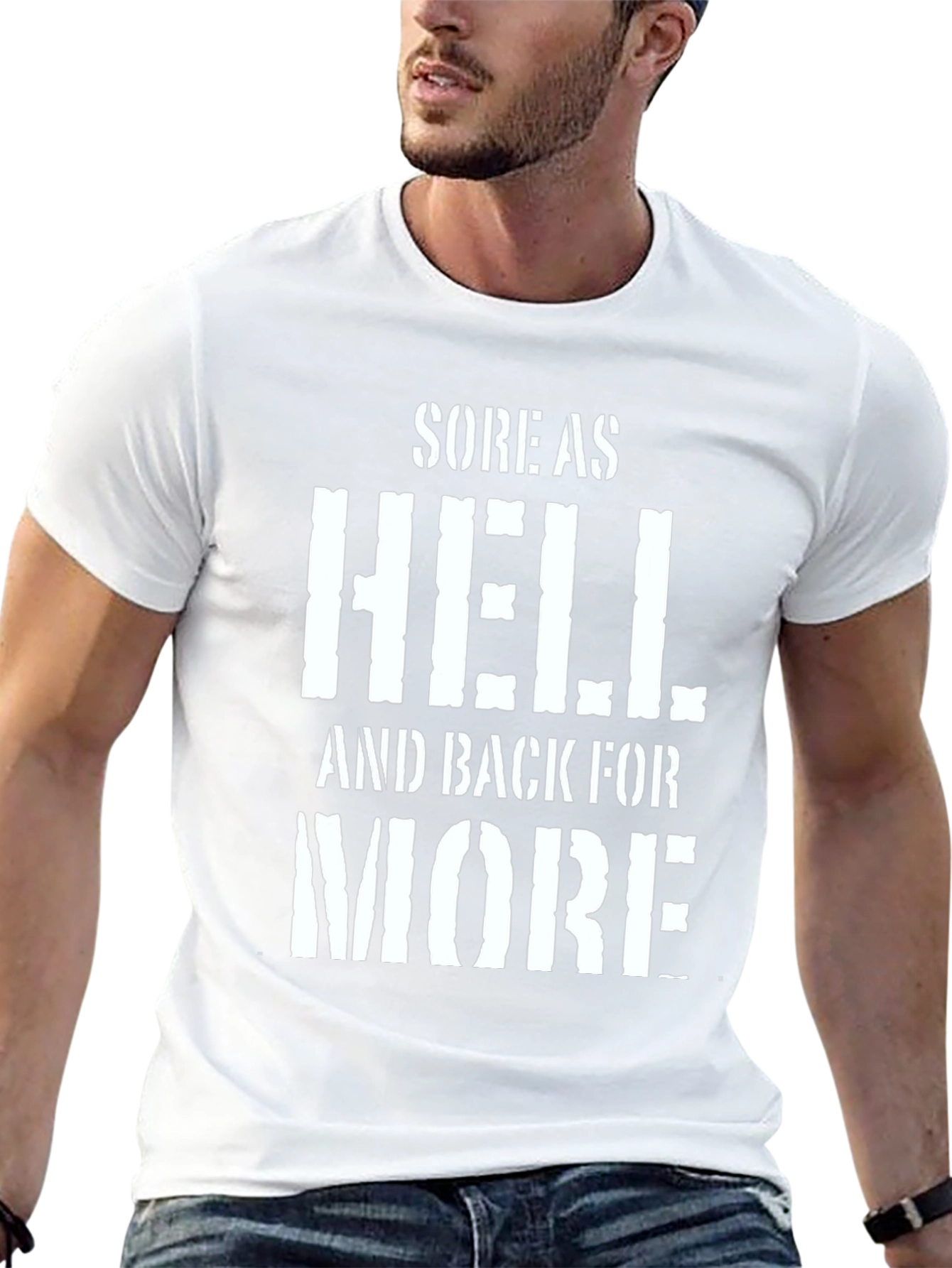 Sore As Hell Black Graphic Tee
