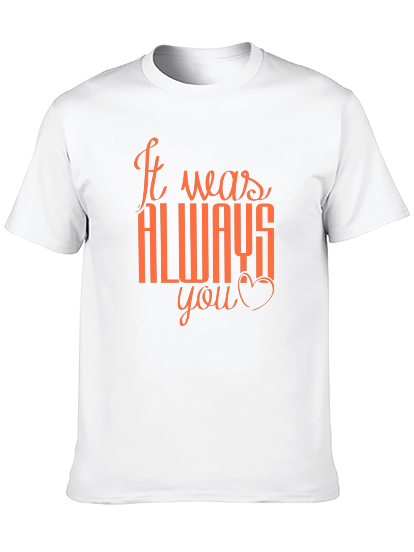 Always You Graphic Tee - Soft Black Cotton