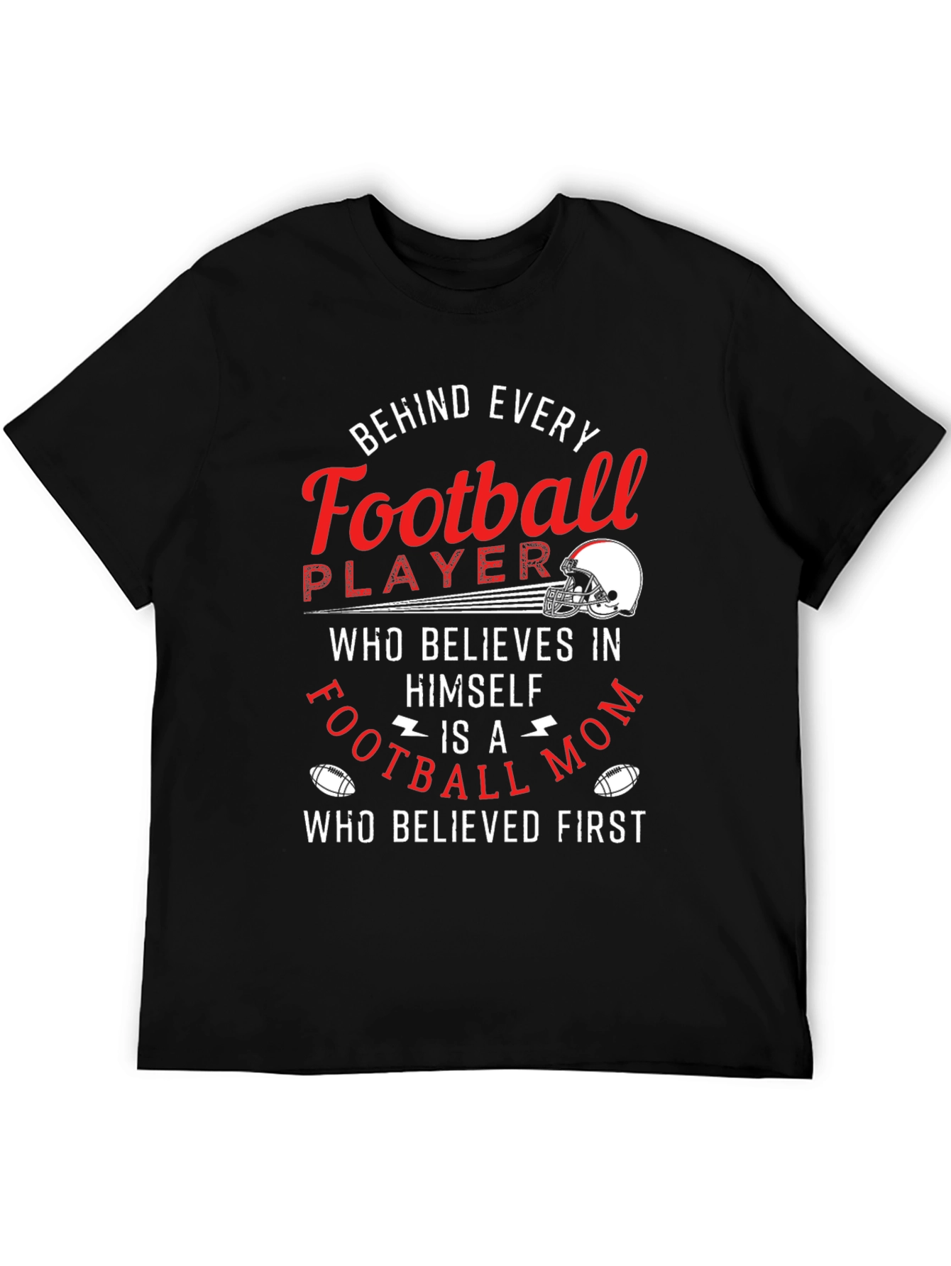 Football Mom Graphic T-Shirt - Game Day Apparel