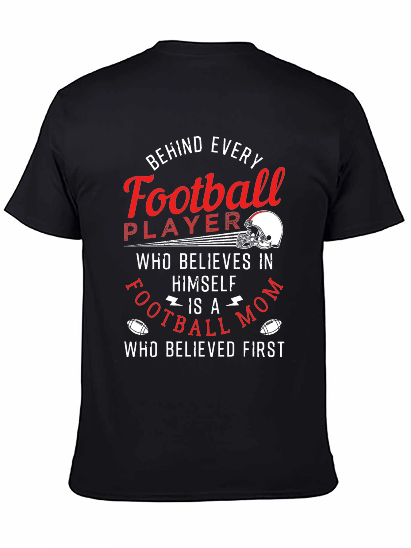 Football Mom Graphic T-Shirt - Game Day Apparel