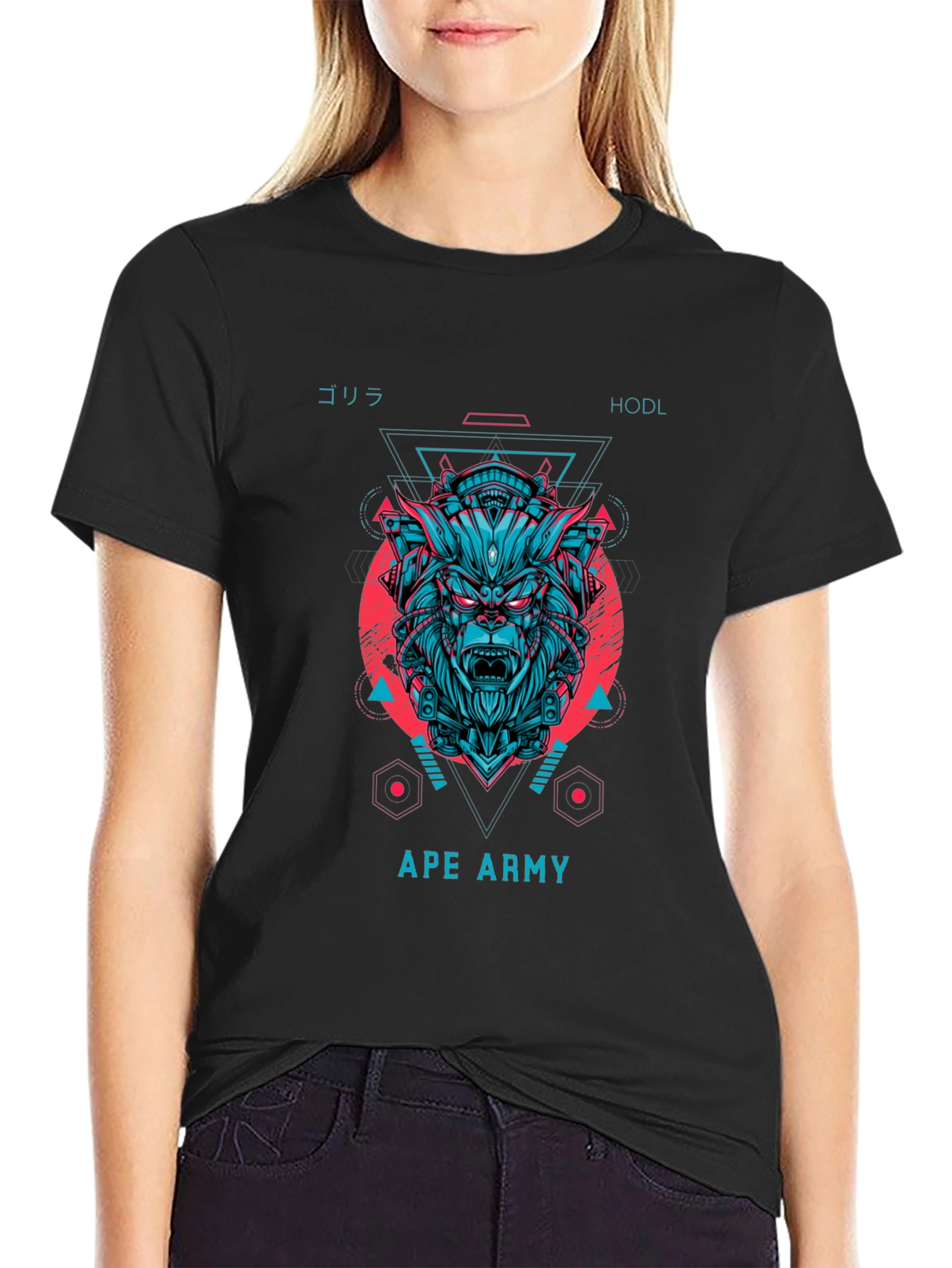 Ape Army Graphic Tee - HODL Gorilla T-Shirt