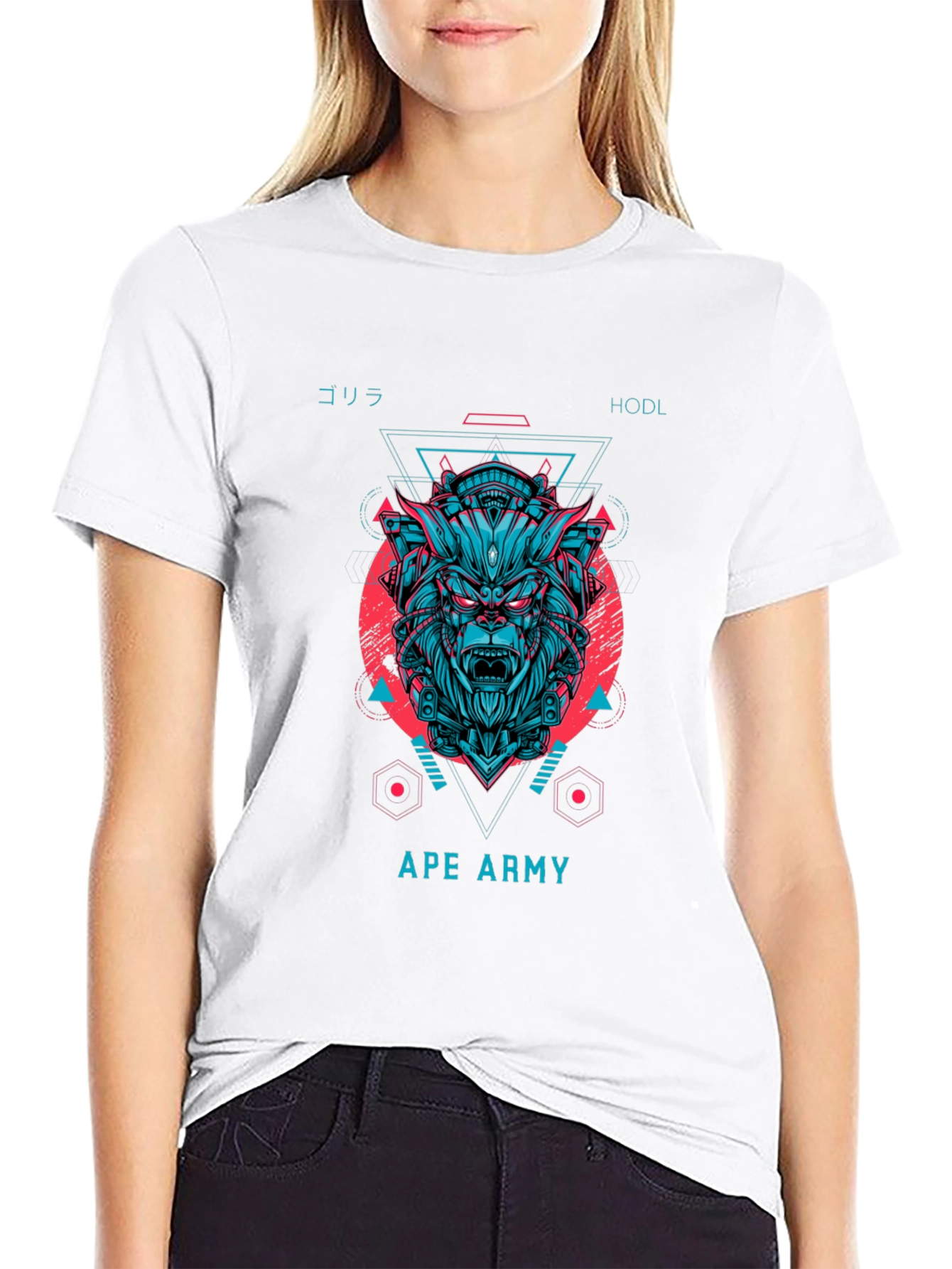 Ape Army Graphic Tee - HODL Gorilla T-Shirt