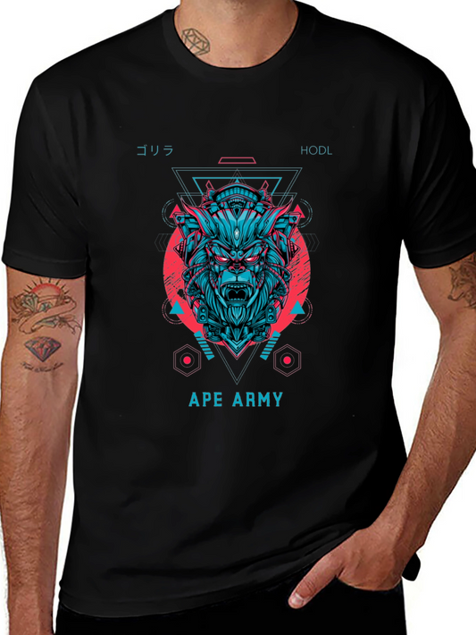Ape Army Graphic Tee - HODL Gorilla T-Shirt