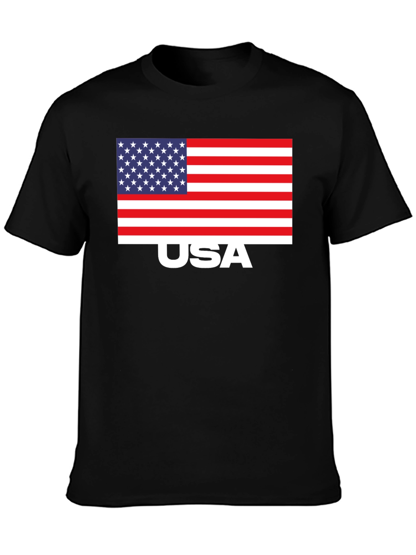 USA Flag Graphic Tee - Patriotic T-Shirt