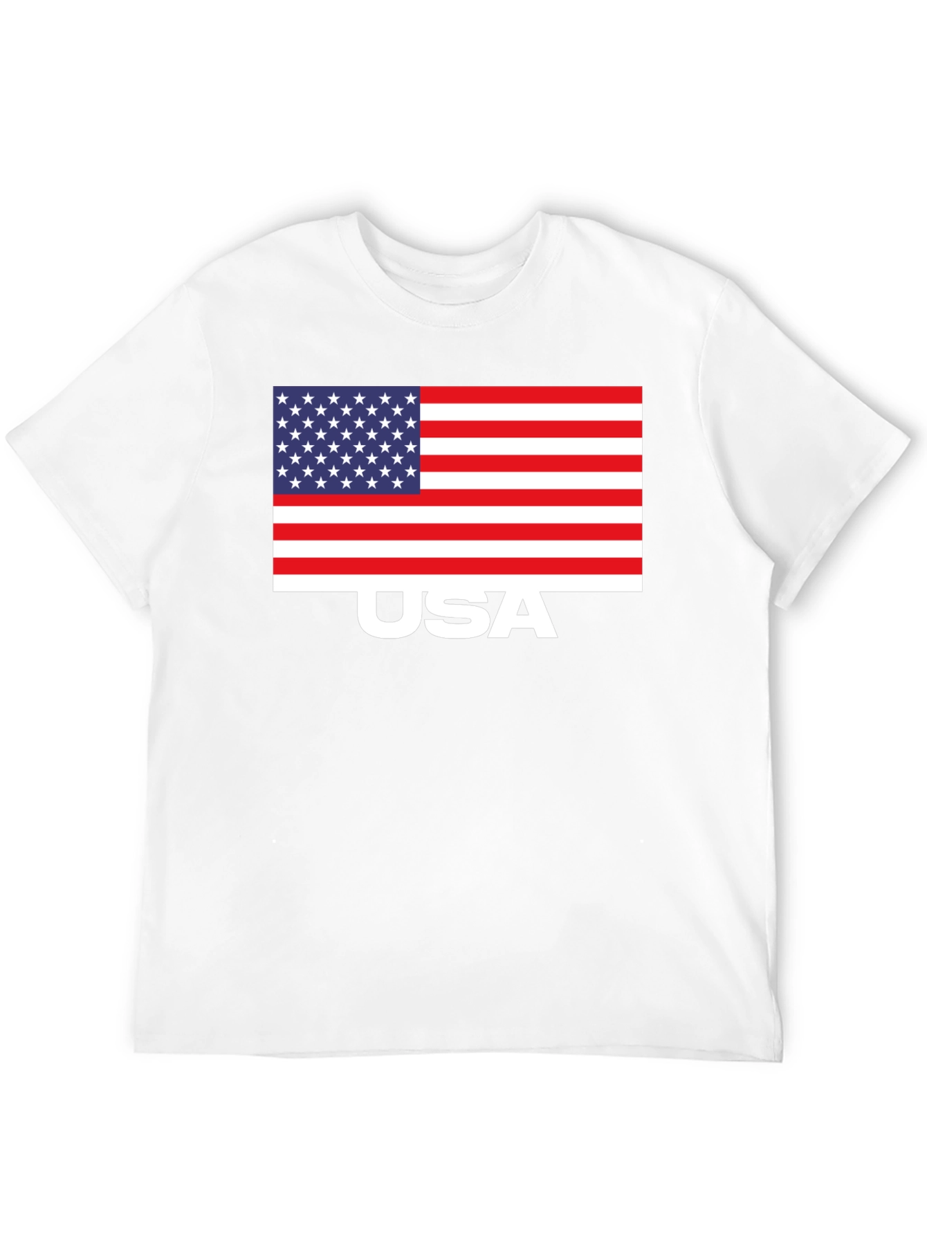 USA Flag Graphic Tee - Patriotic T-Shirt