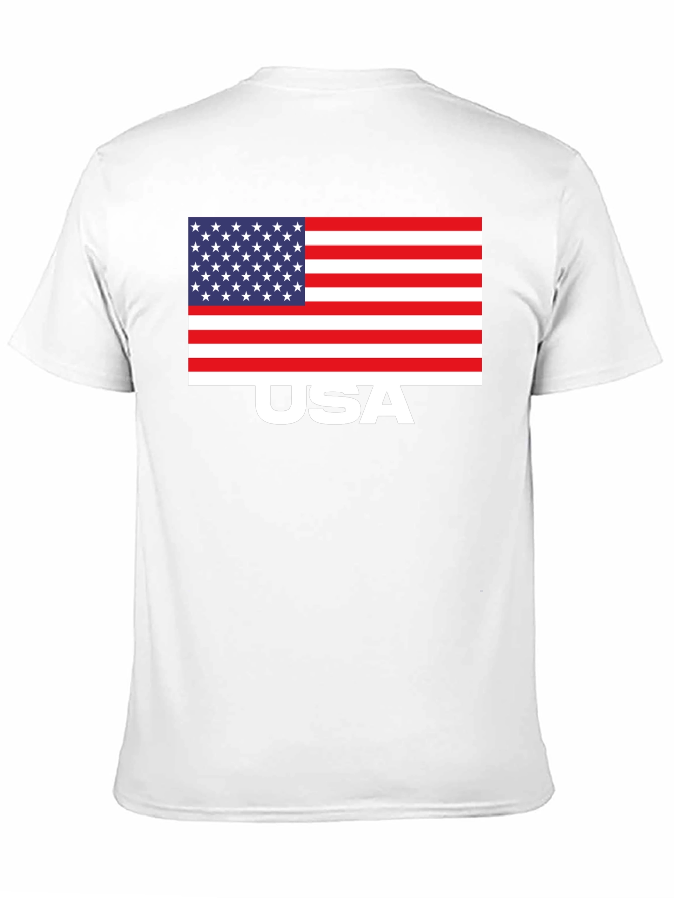USA Flag Graphic Tee - Patriotic T-Shirt