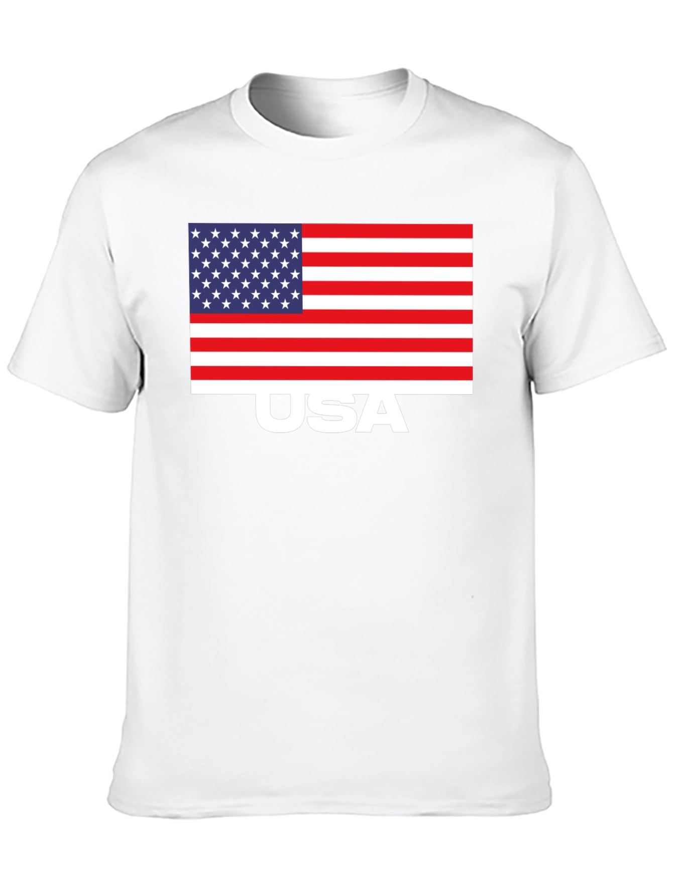 USA Flag Graphic Tee - Patriotic T-Shirt