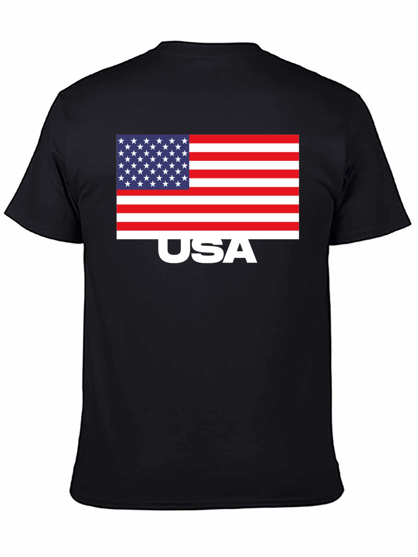 USA Flag Graphic Tee - Patriotic T-Shirt