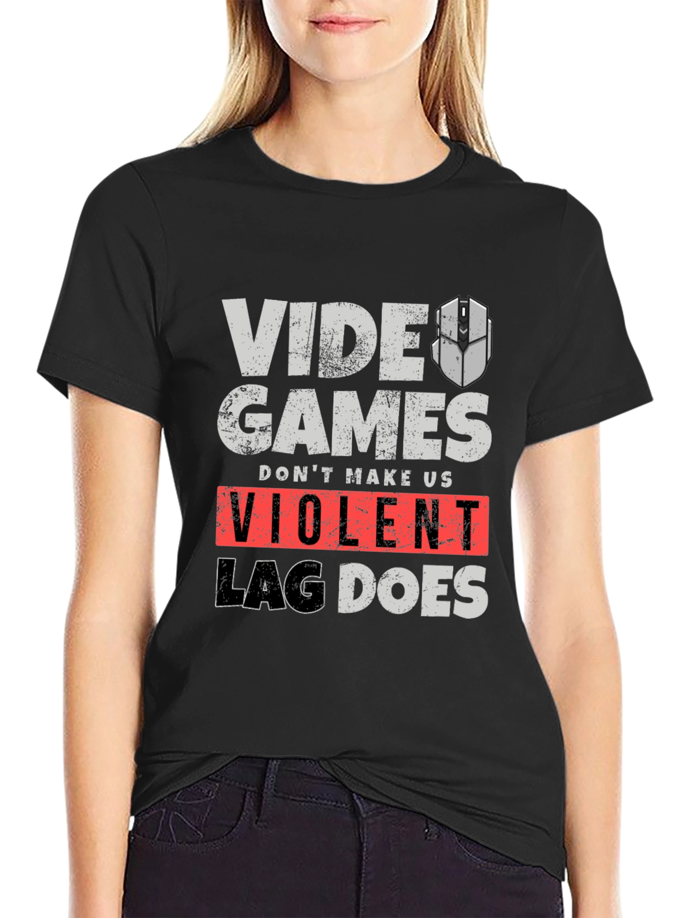 Video Games Lag Does T-Shirt Gamer Humor Tee
