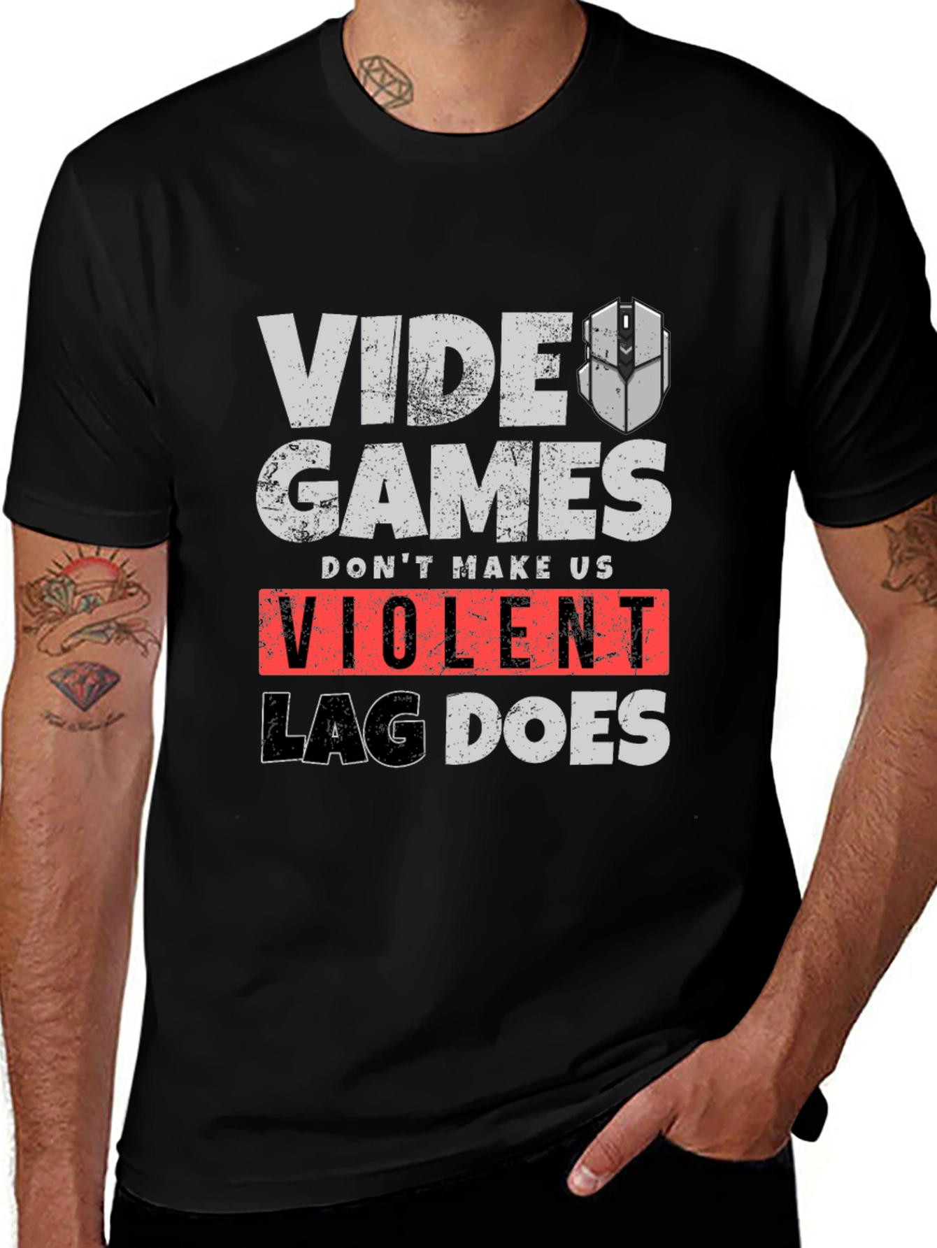 Video Games Lag Does T-Shirt Gamer Humor Tee