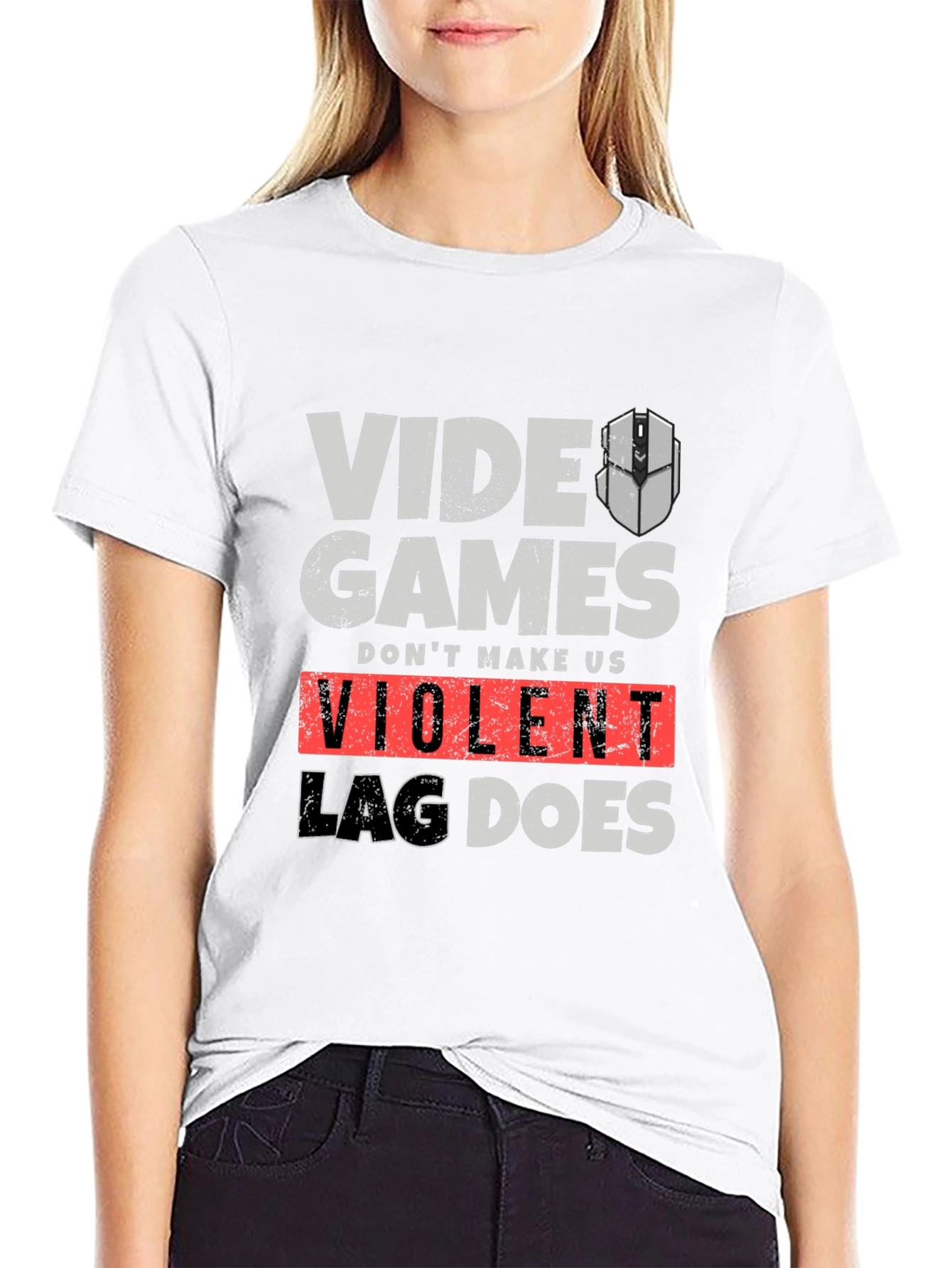 Video Games Lag Does T-Shirt Gamer Humor Tee