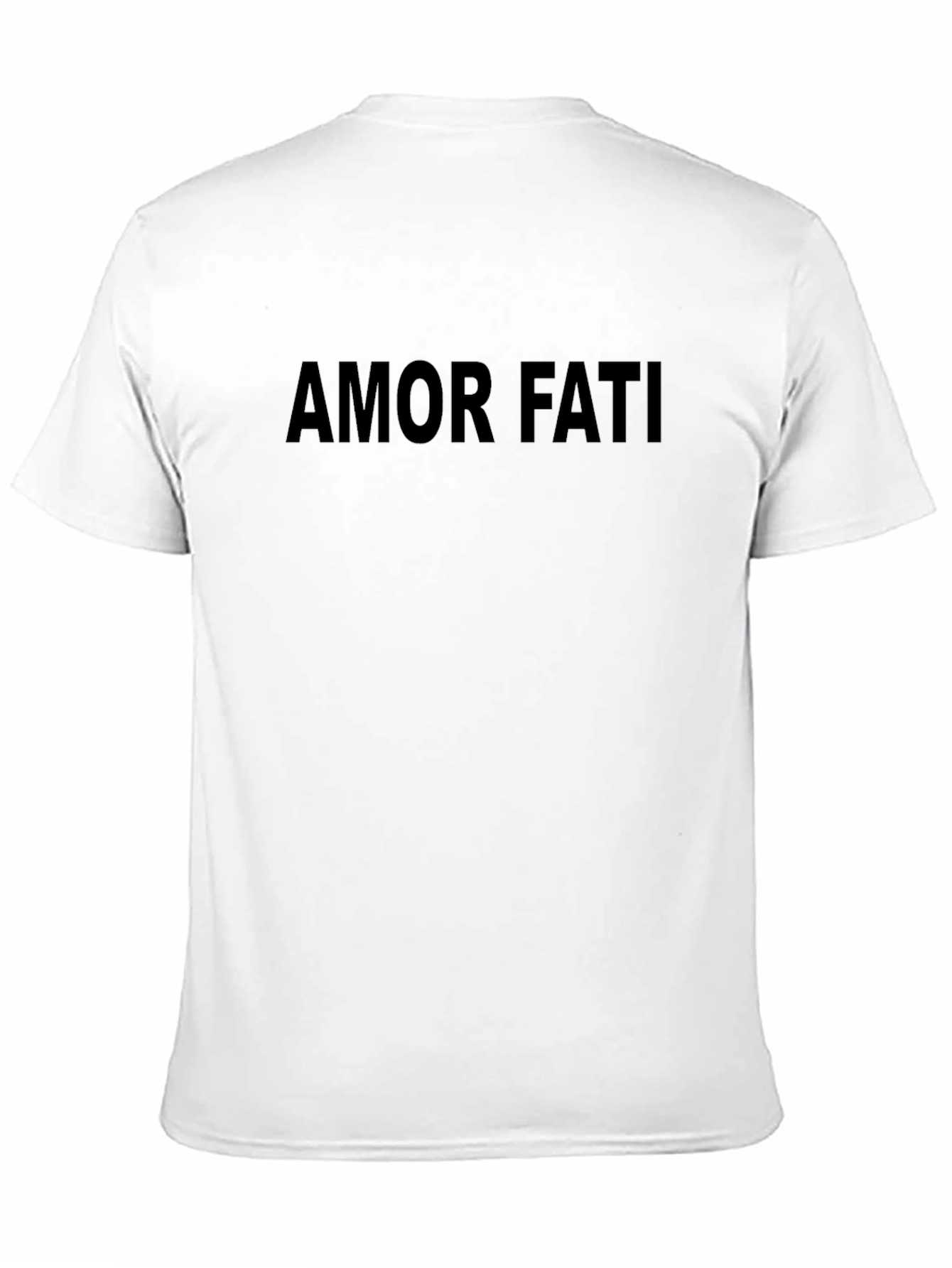 Amor Fati Graphic Tee - Black Cotton