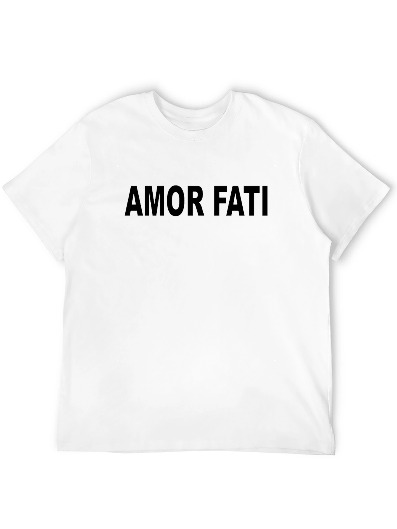 Amor Fati Graphic Tee - Black Cotton