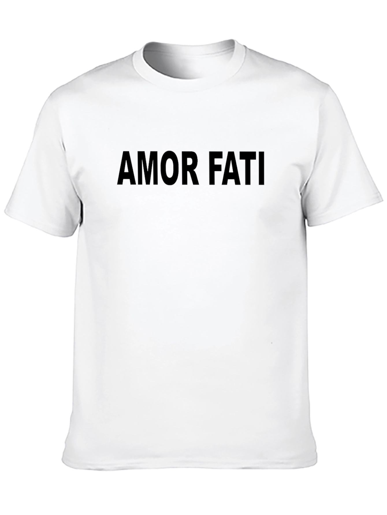 Amor Fati Graphic Tee - Black Cotton
