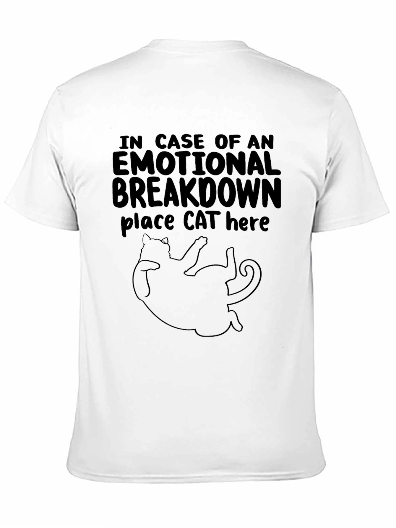 Emotional Breakdown Cat T-Shirt