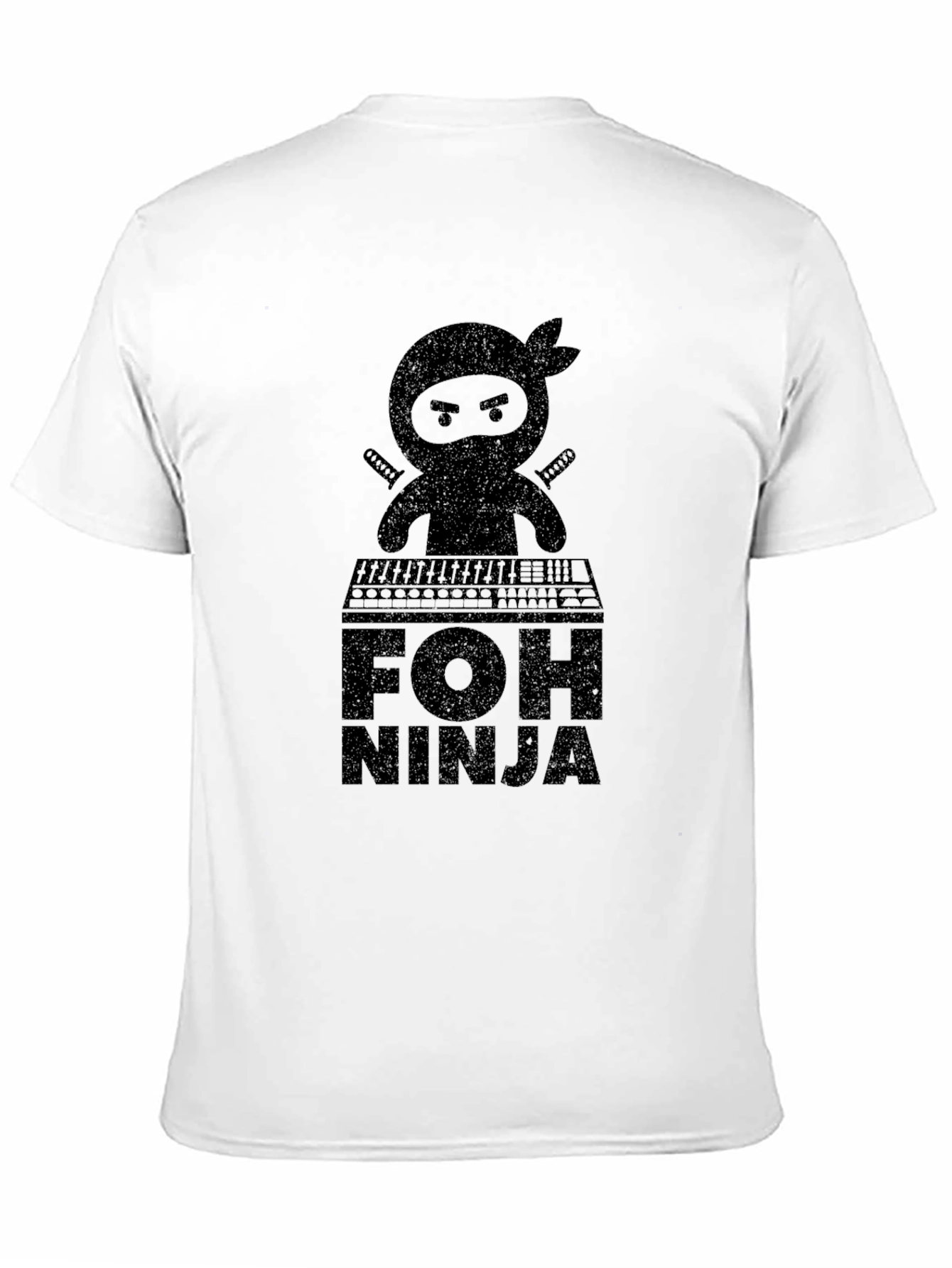 FOH Ninja Black Graphic T-Shirt