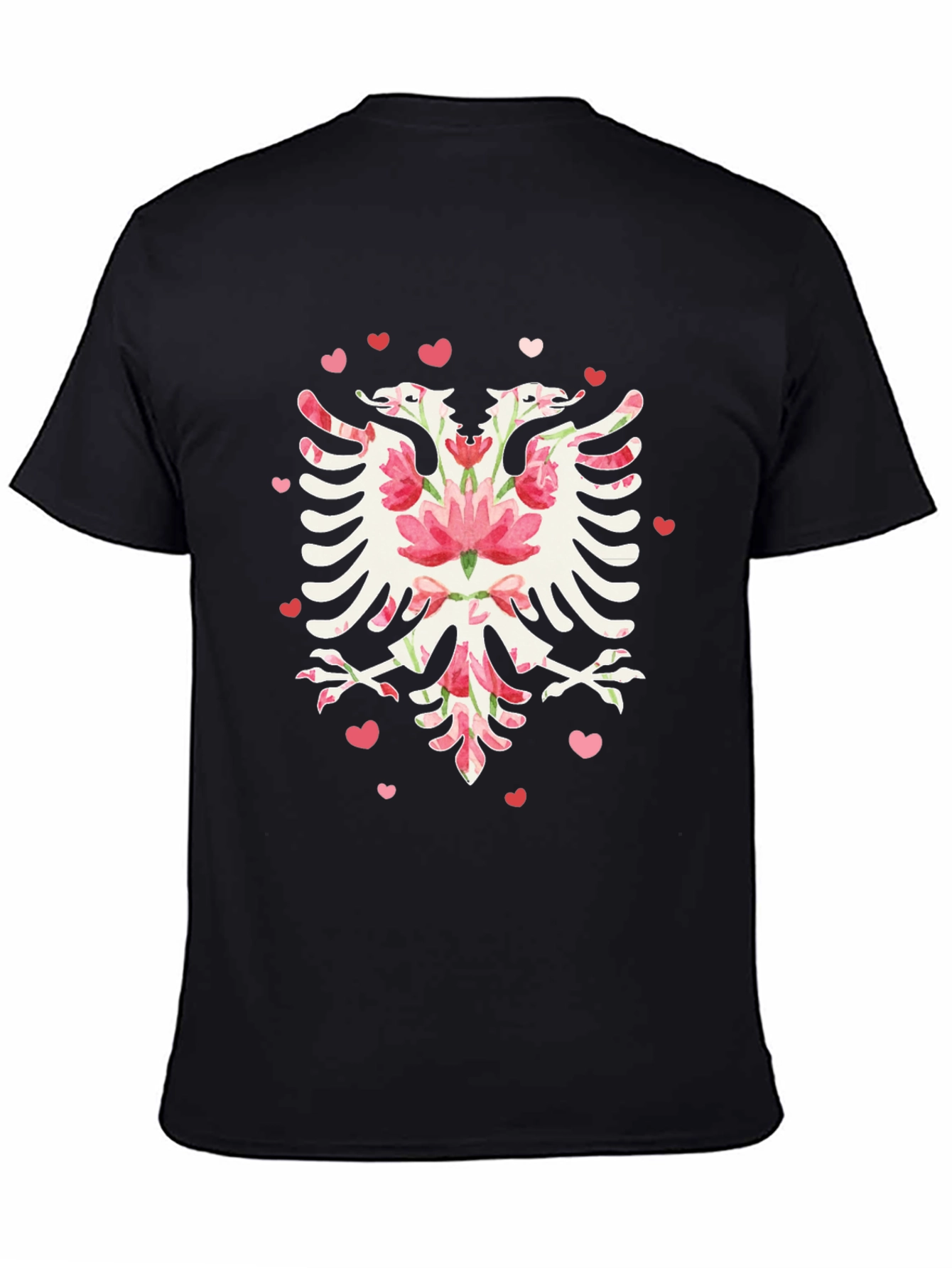 Floral Albanian Eagle Graphic Tee