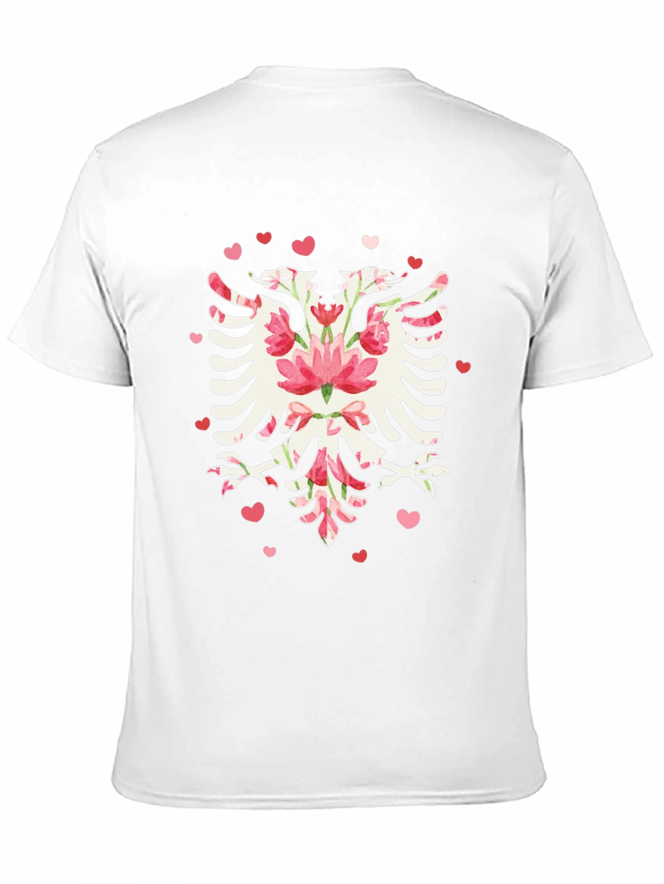 Floral Albanian Eagle Graphic Tee