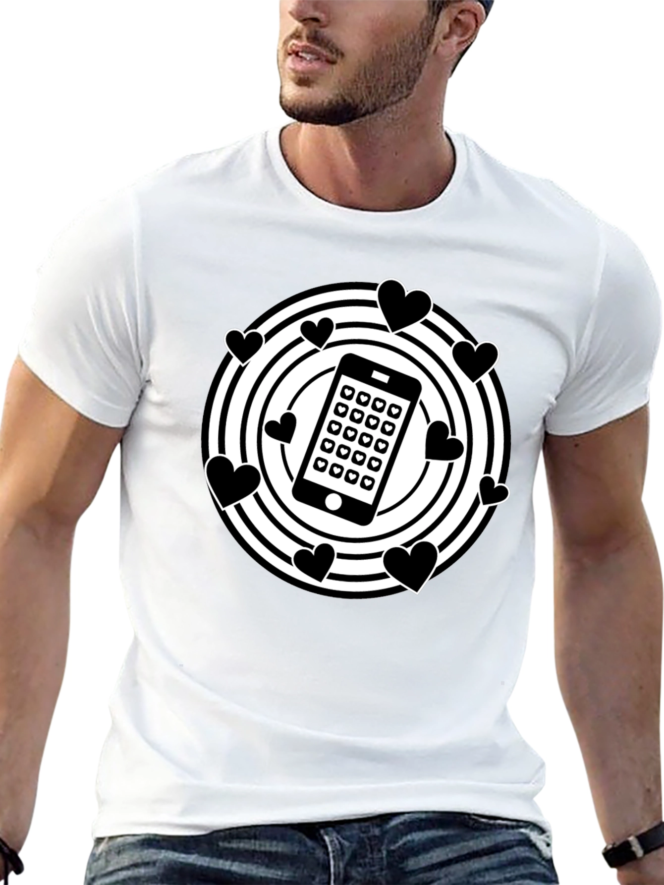 Tech Love T-Shirt - Stylish Modern Design