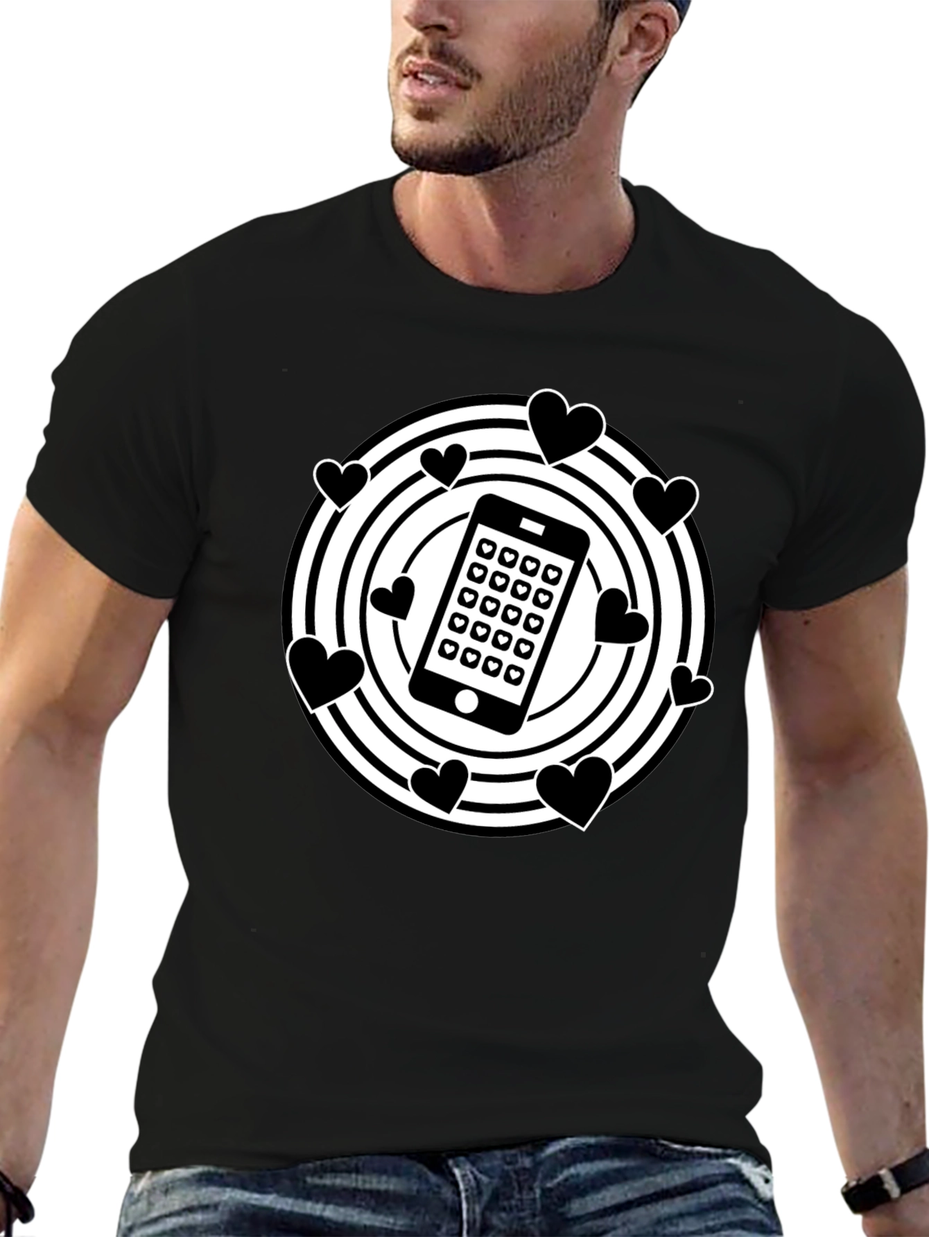 Tech Love T-Shirt - Stylish Modern Design
