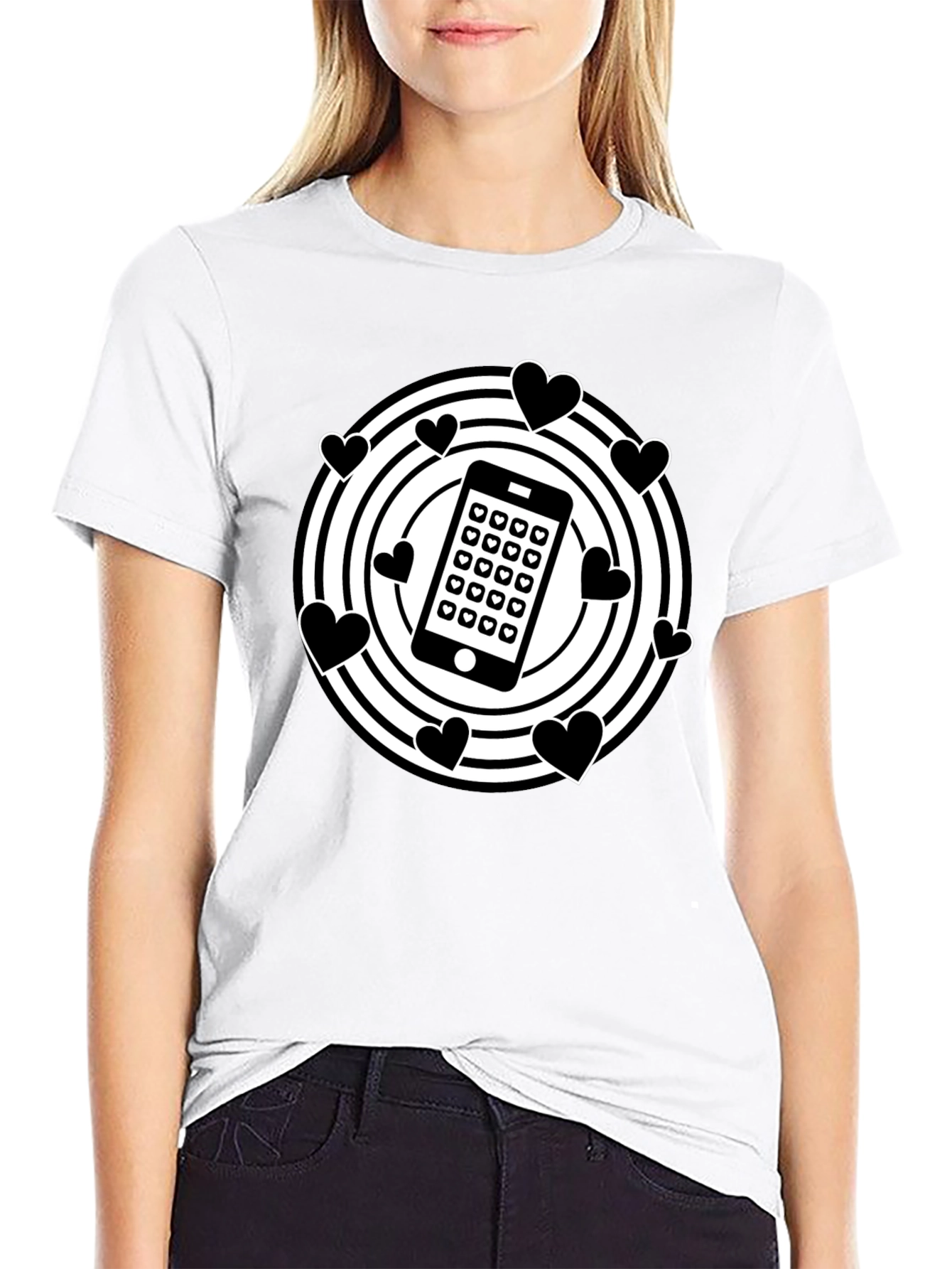 Tech Love T-Shirt - Stylish Modern Design