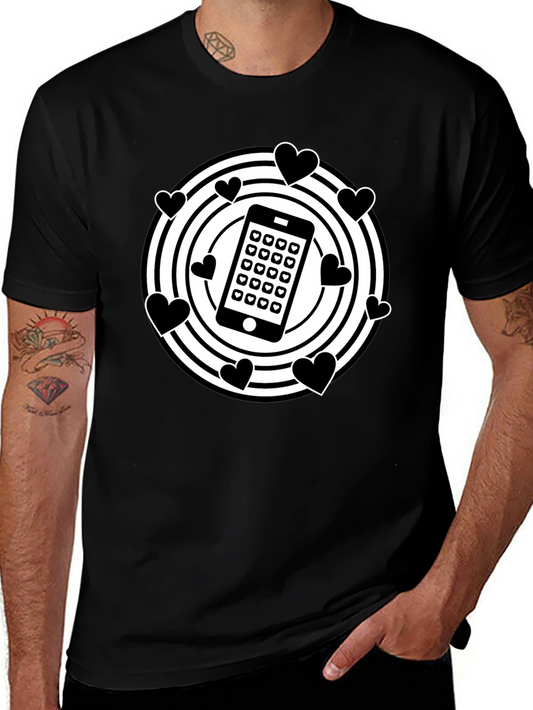 Tech Love T-Shirt - Stylish Modern Design
