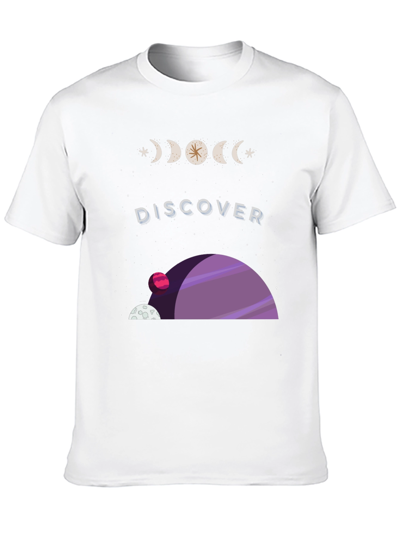 Discover Space Graphic Tee - Soft Cotton Comfort