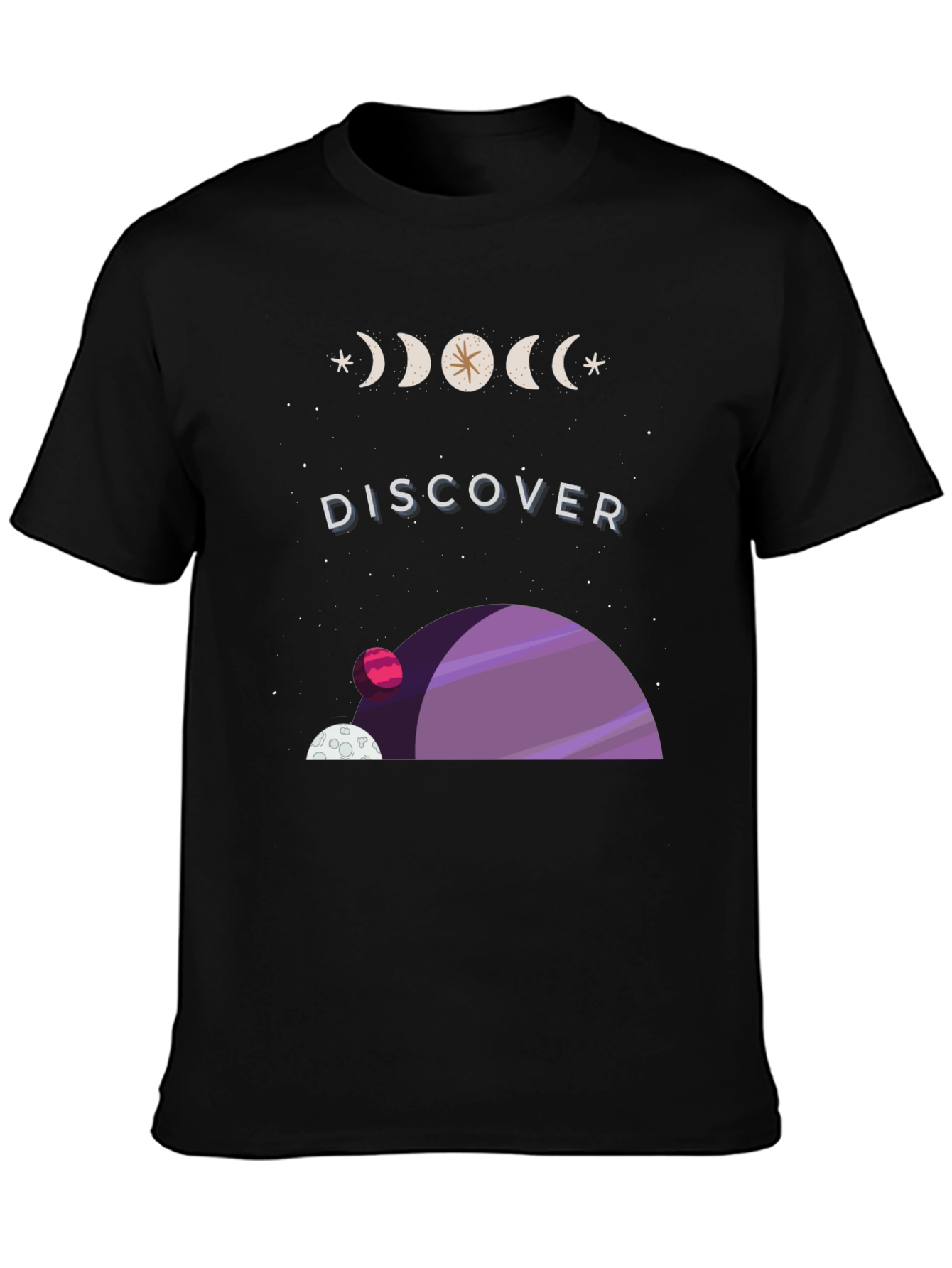 Discover Space Graphic Tee - Soft Cotton Comfort