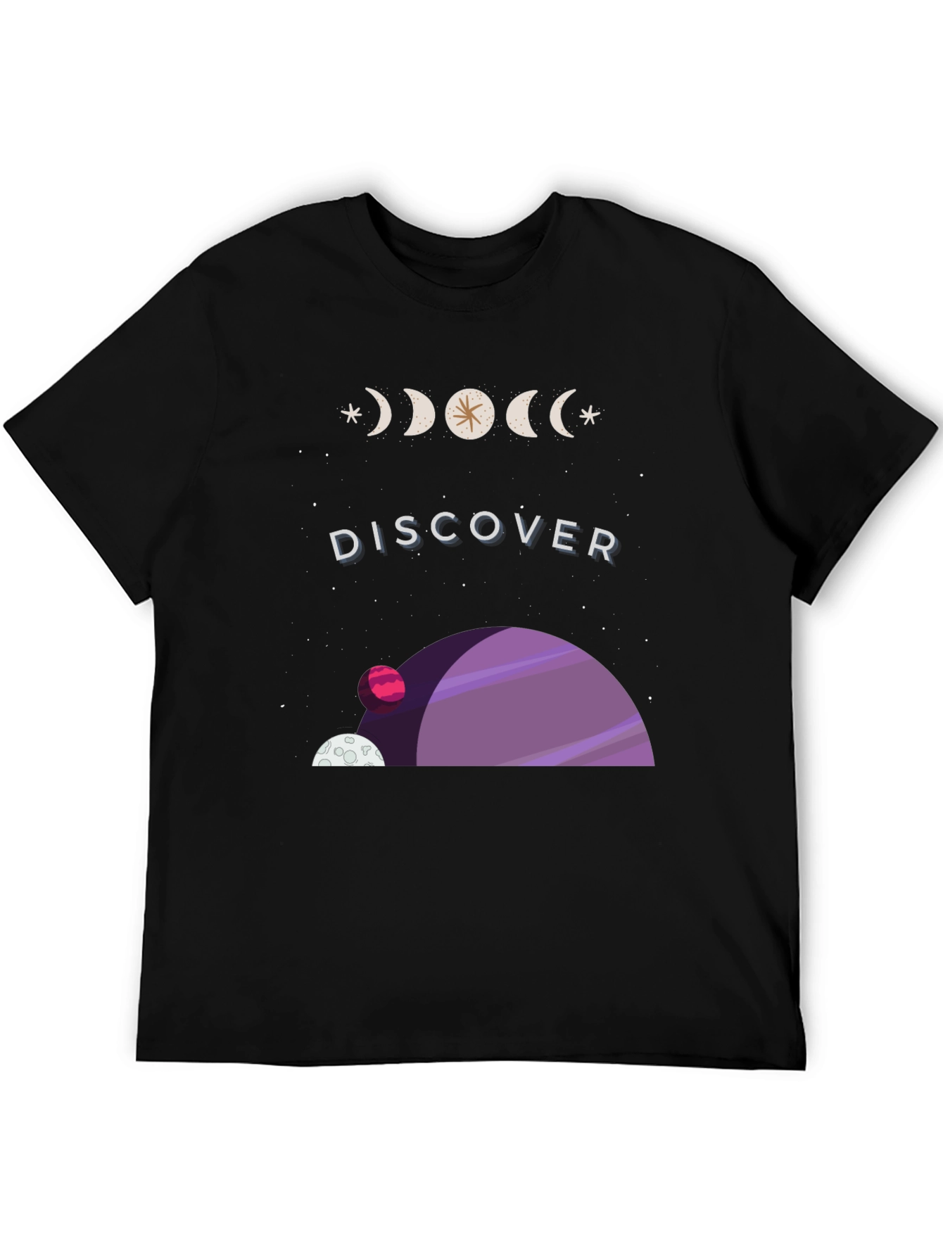 Discover Space Graphic Tee - Soft Cotton Comfort