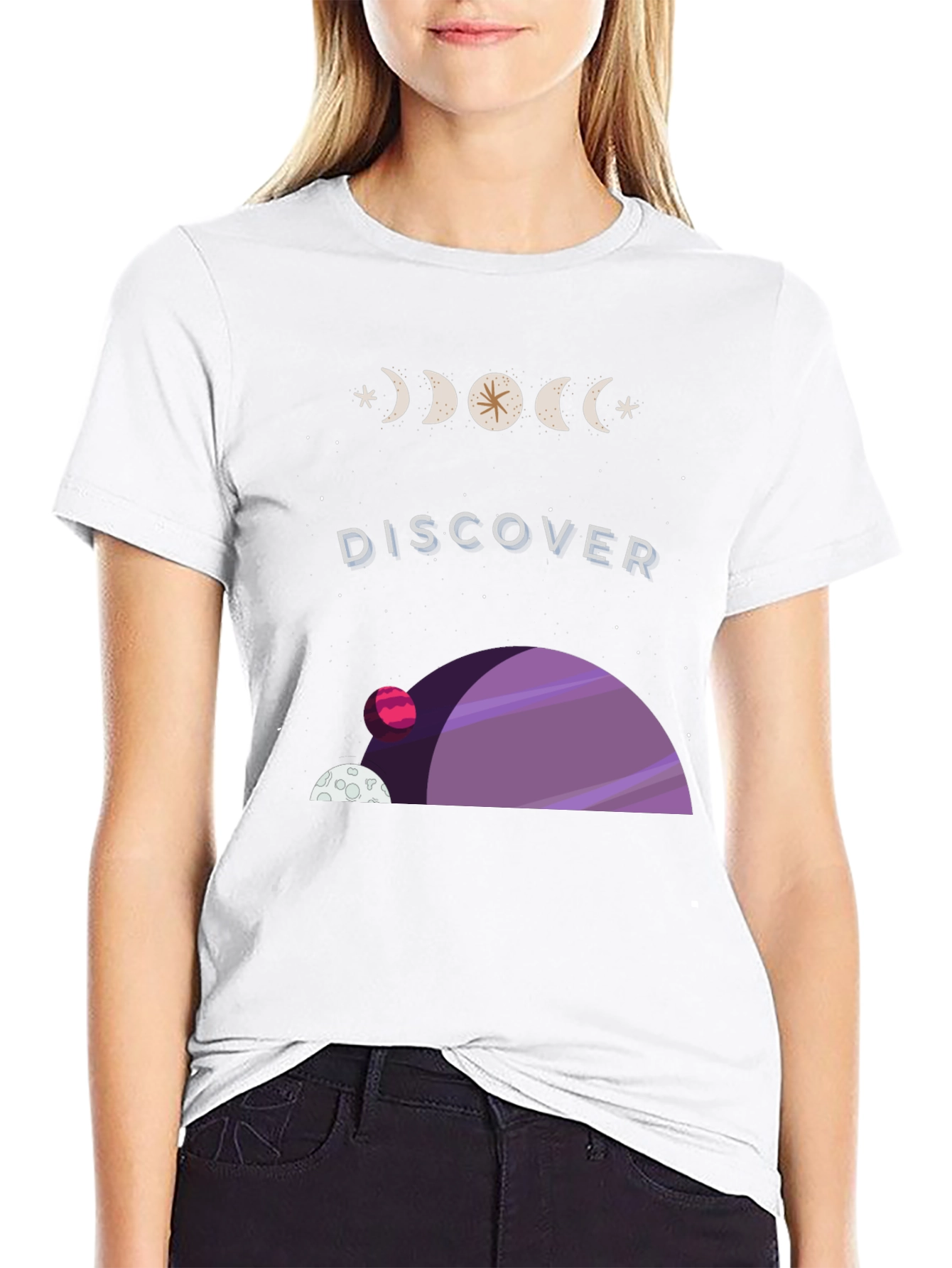 Discover Space Graphic Tee - Soft Cotton Comfort
