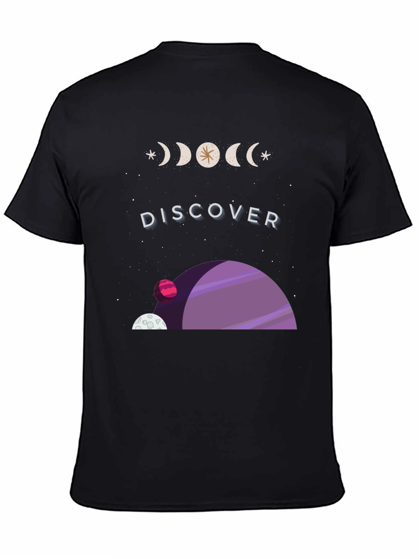 Discover Space Graphic Tee - Soft Cotton Comfort