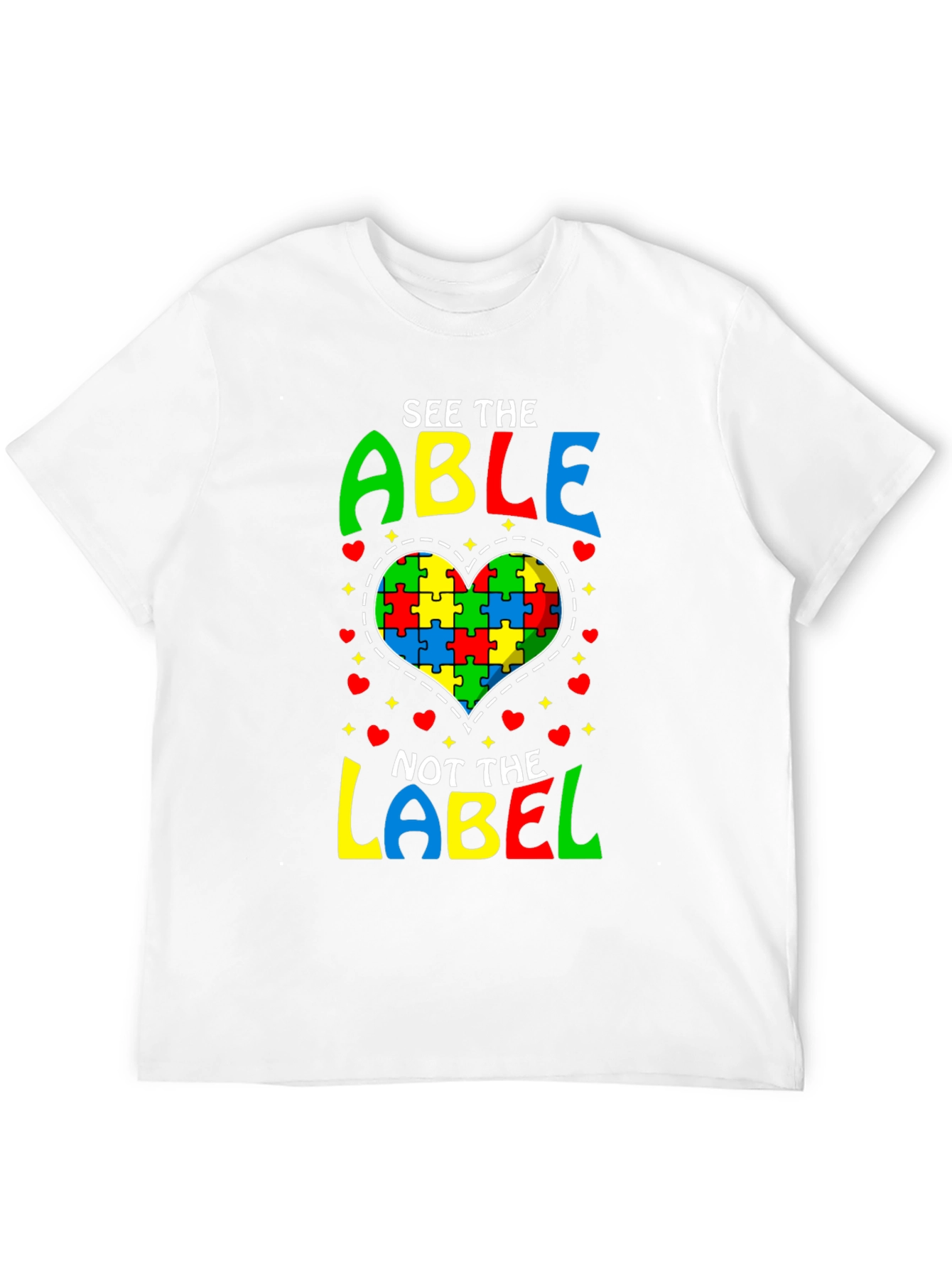 Autism Awareness Puzzle Heart T-Shirt
