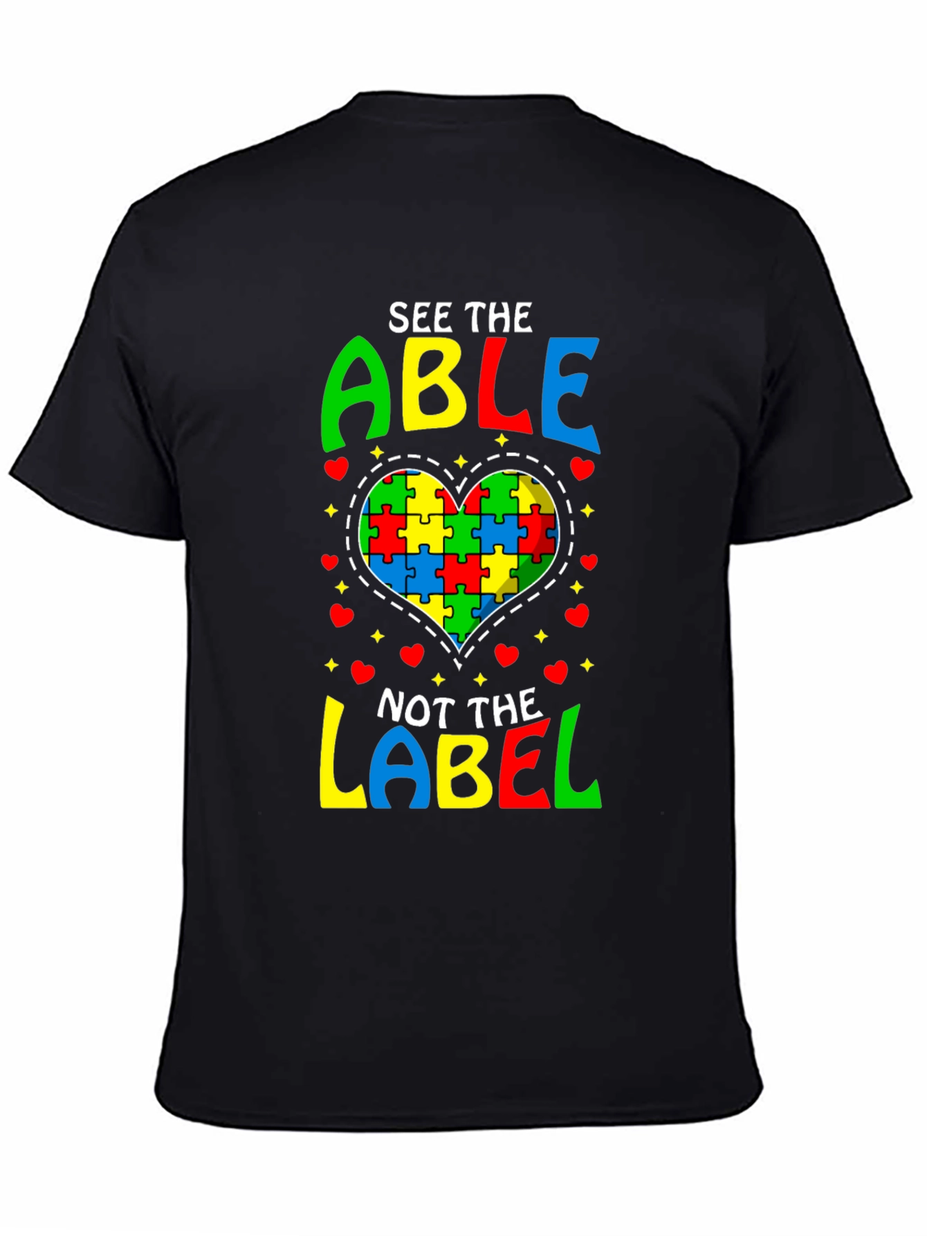 Autism Awareness Puzzle Heart T-Shirt