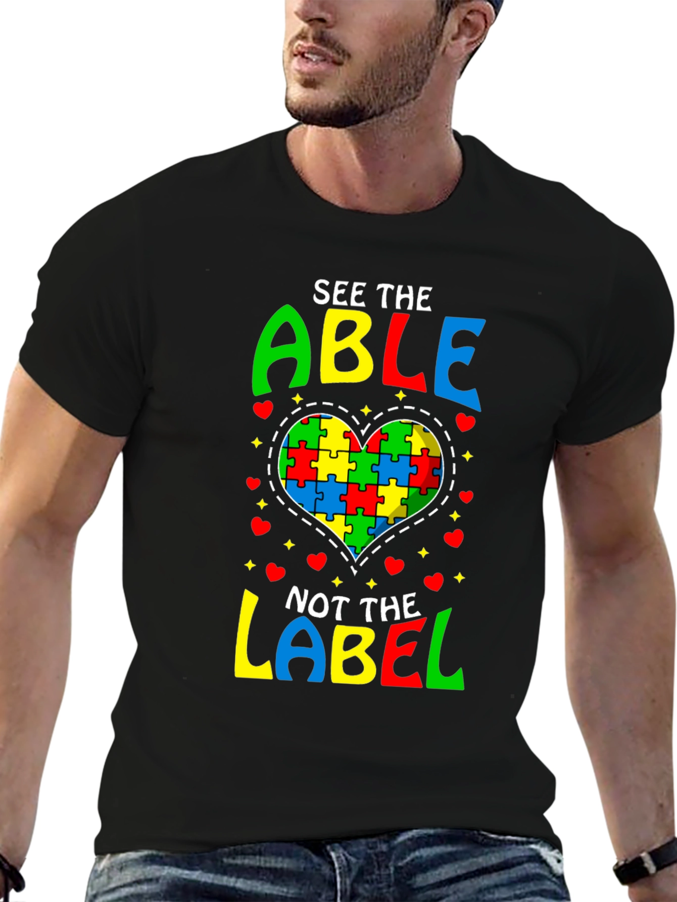 Autism Awareness Puzzle Heart T-Shirt