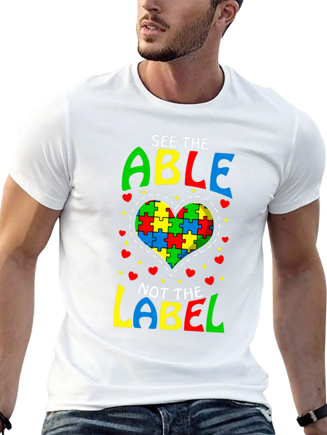 Autism Awareness Puzzle Heart T-Shirt