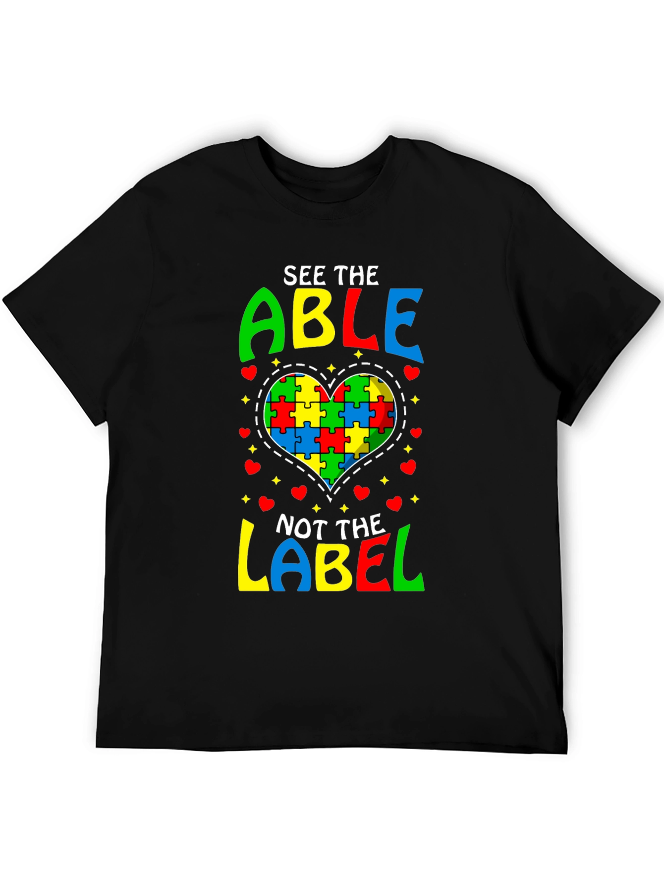 Autism Awareness Puzzle Heart T-Shirt