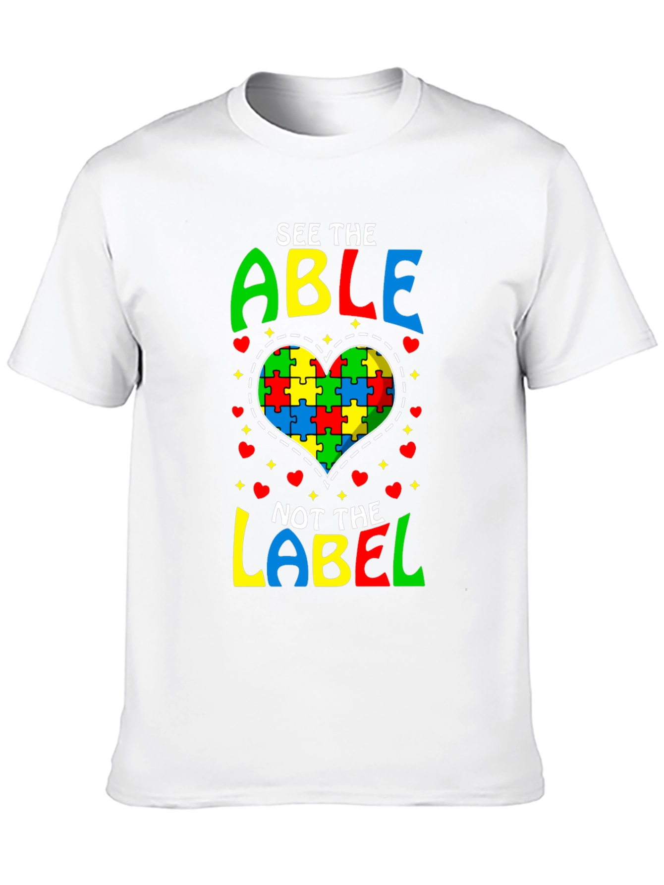 Autism Awareness Puzzle Heart T-Shirt
