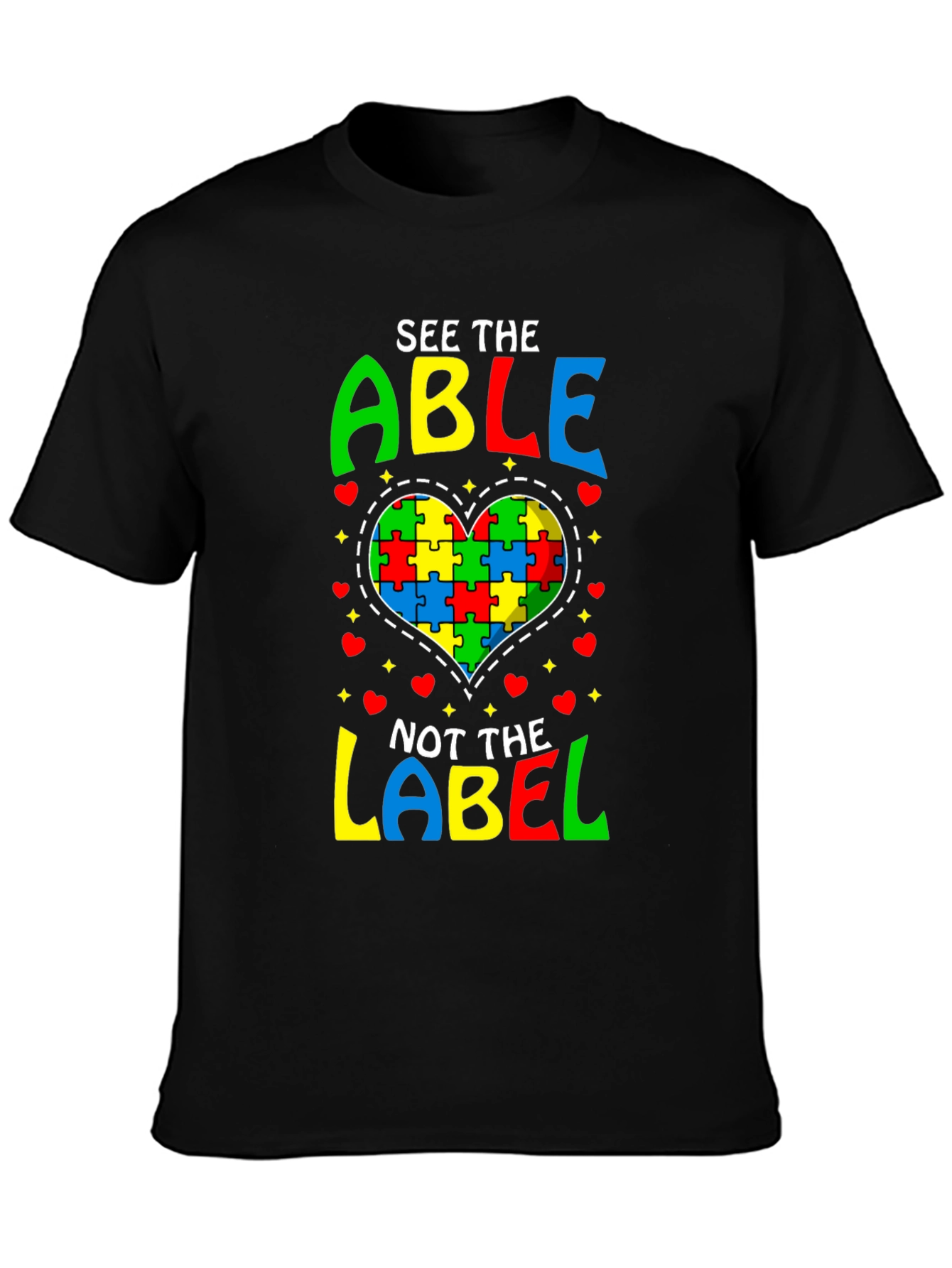 Autism Awareness Puzzle Heart T-Shirt