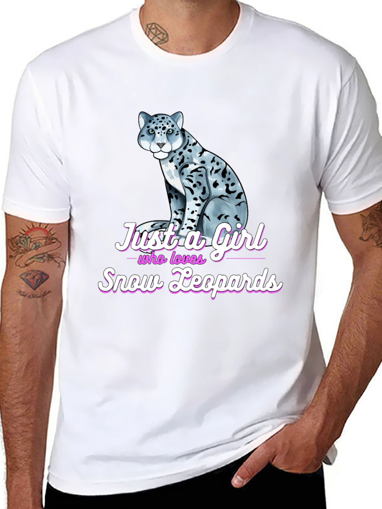 Snow Leopard Lover T-Shirt