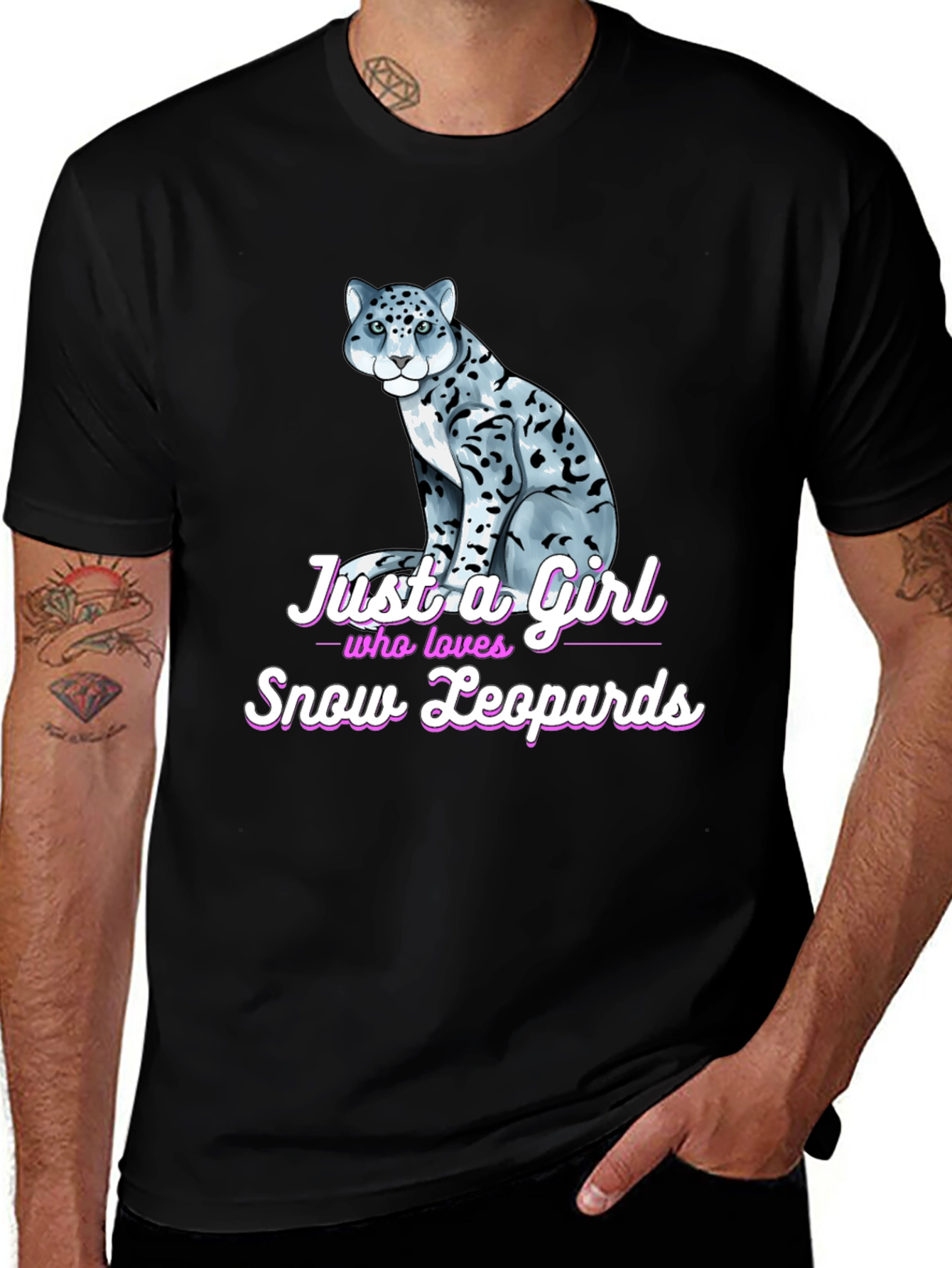 Snow Leopard Lover T-Shirt