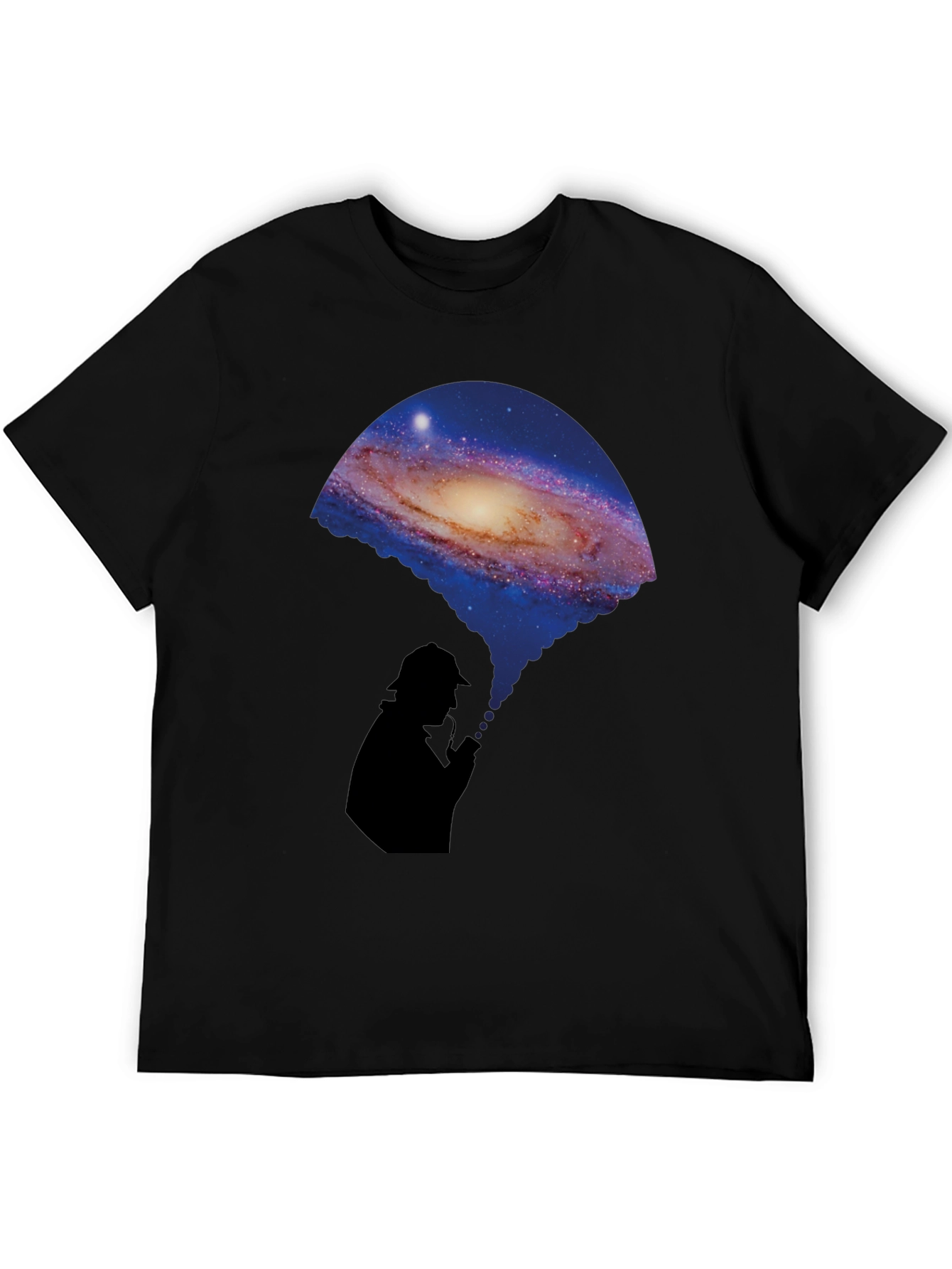 Galaxy Sherlock Silhouette T-Shirt - Unique Design