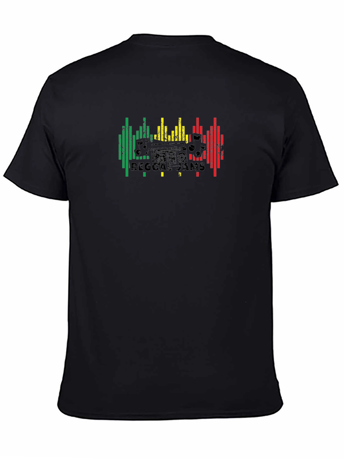 Reggae Jams Black Graphic T-Shirt