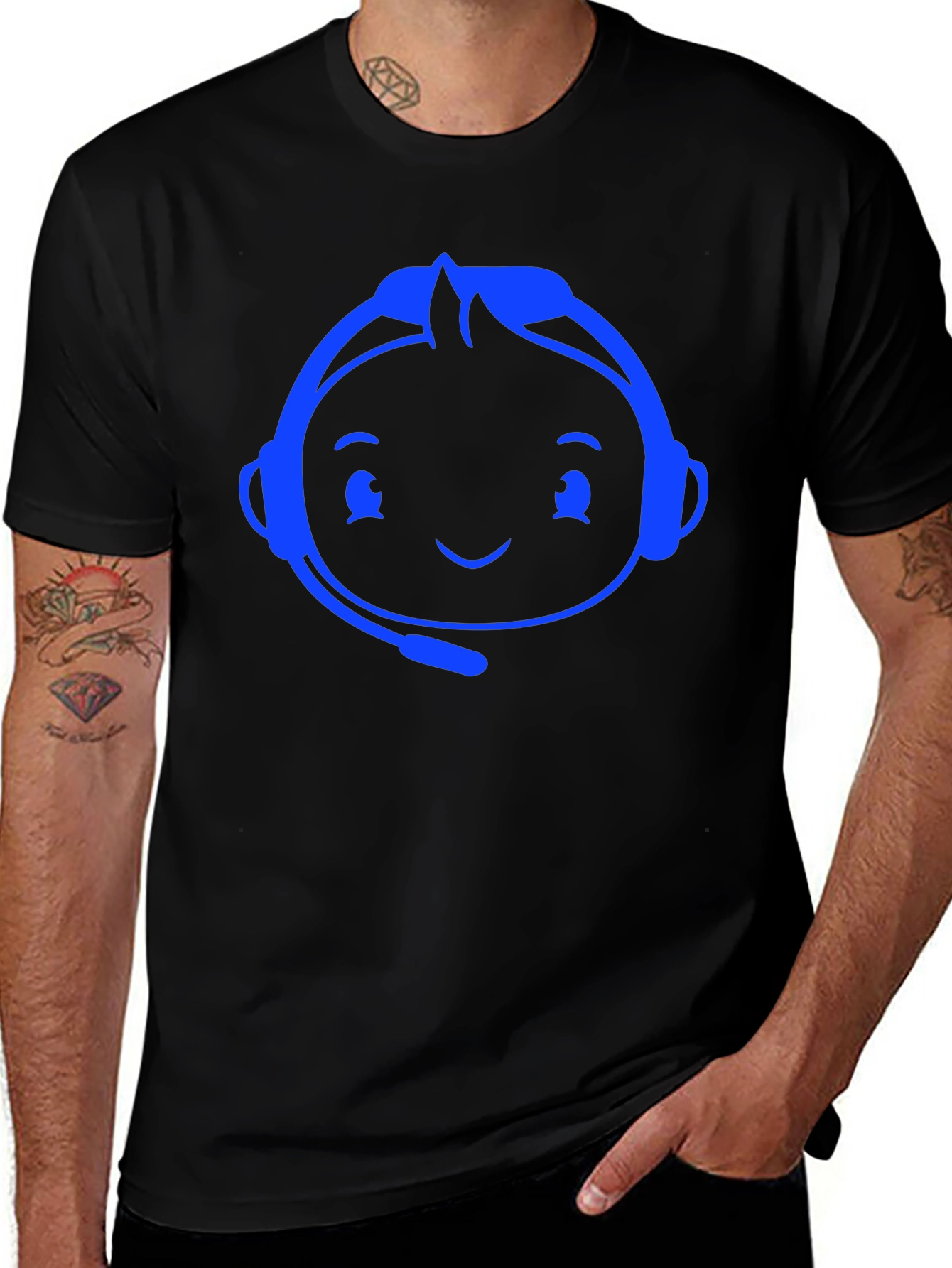 Cute Gamer Baby Black T-Shirt