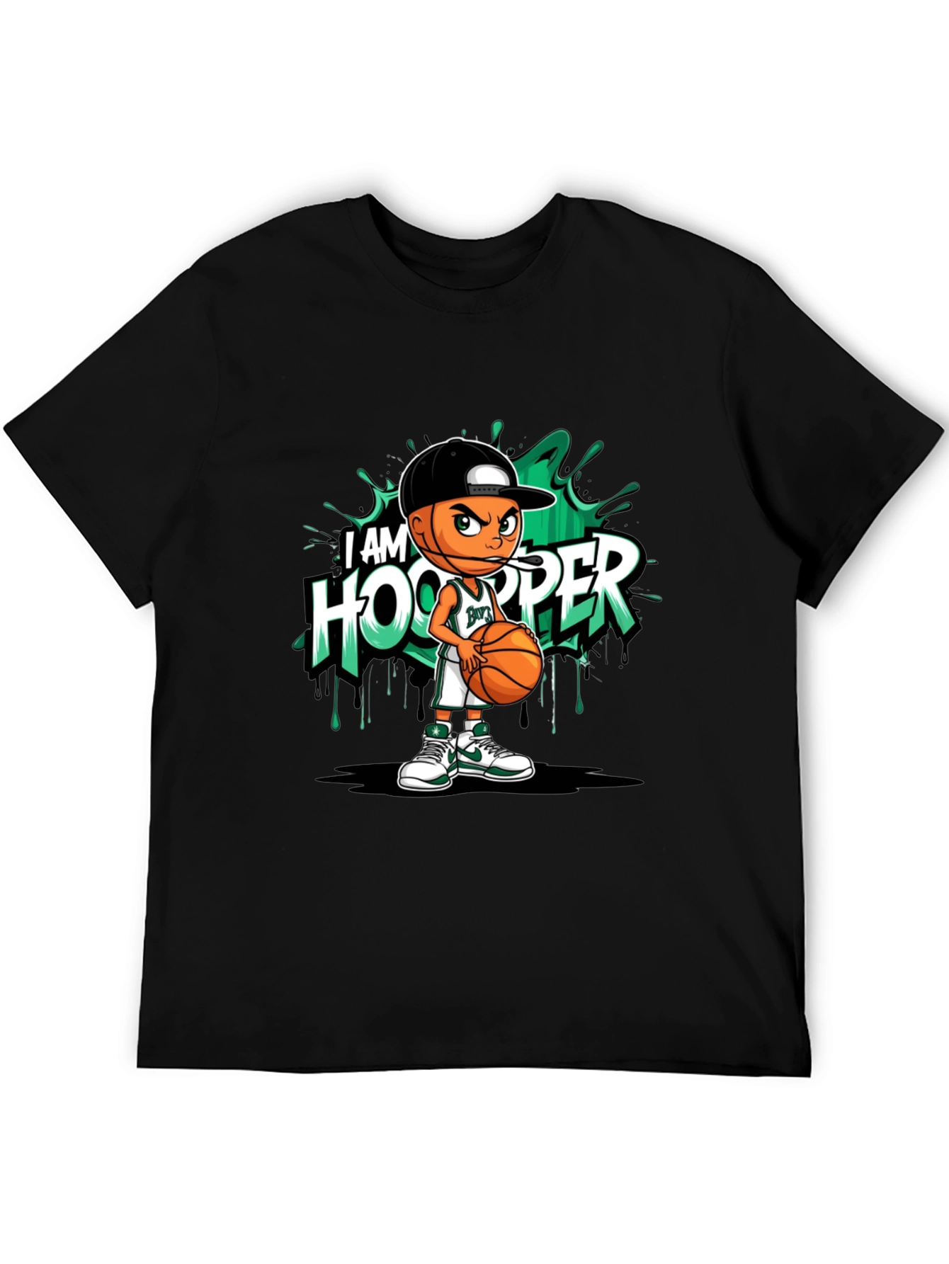 I am Hooper T-Shirt - Basketball Cartoon Graphic