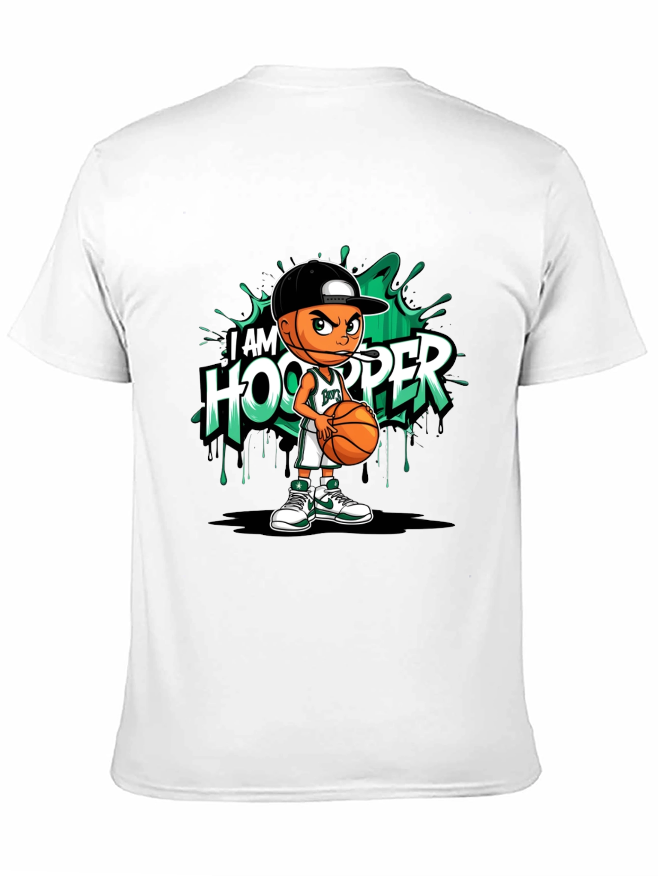 I am Hooper T-Shirt - Basketball Cartoon Graphic