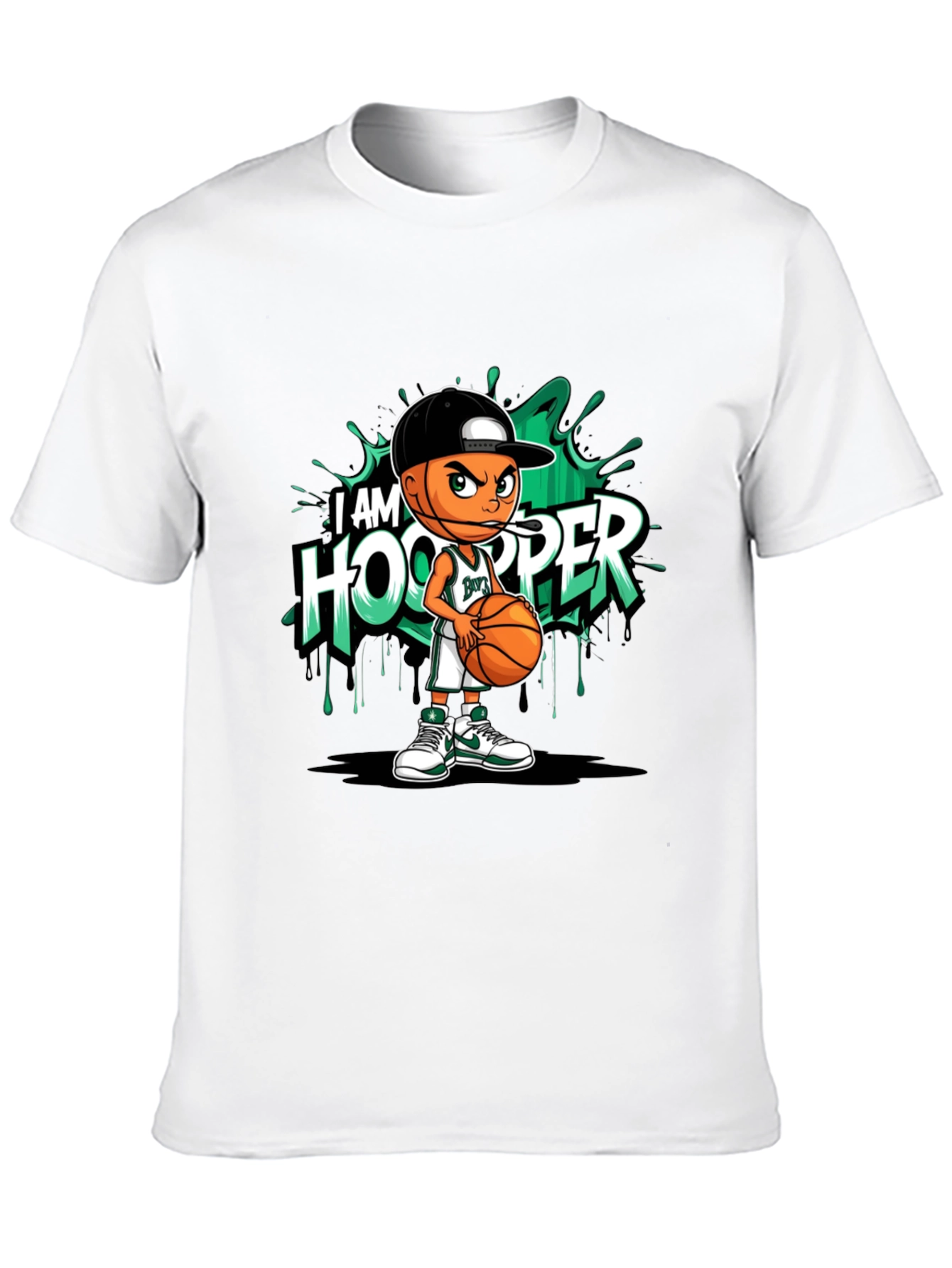 I am Hooper T-Shirt - Basketball Cartoon Graphic