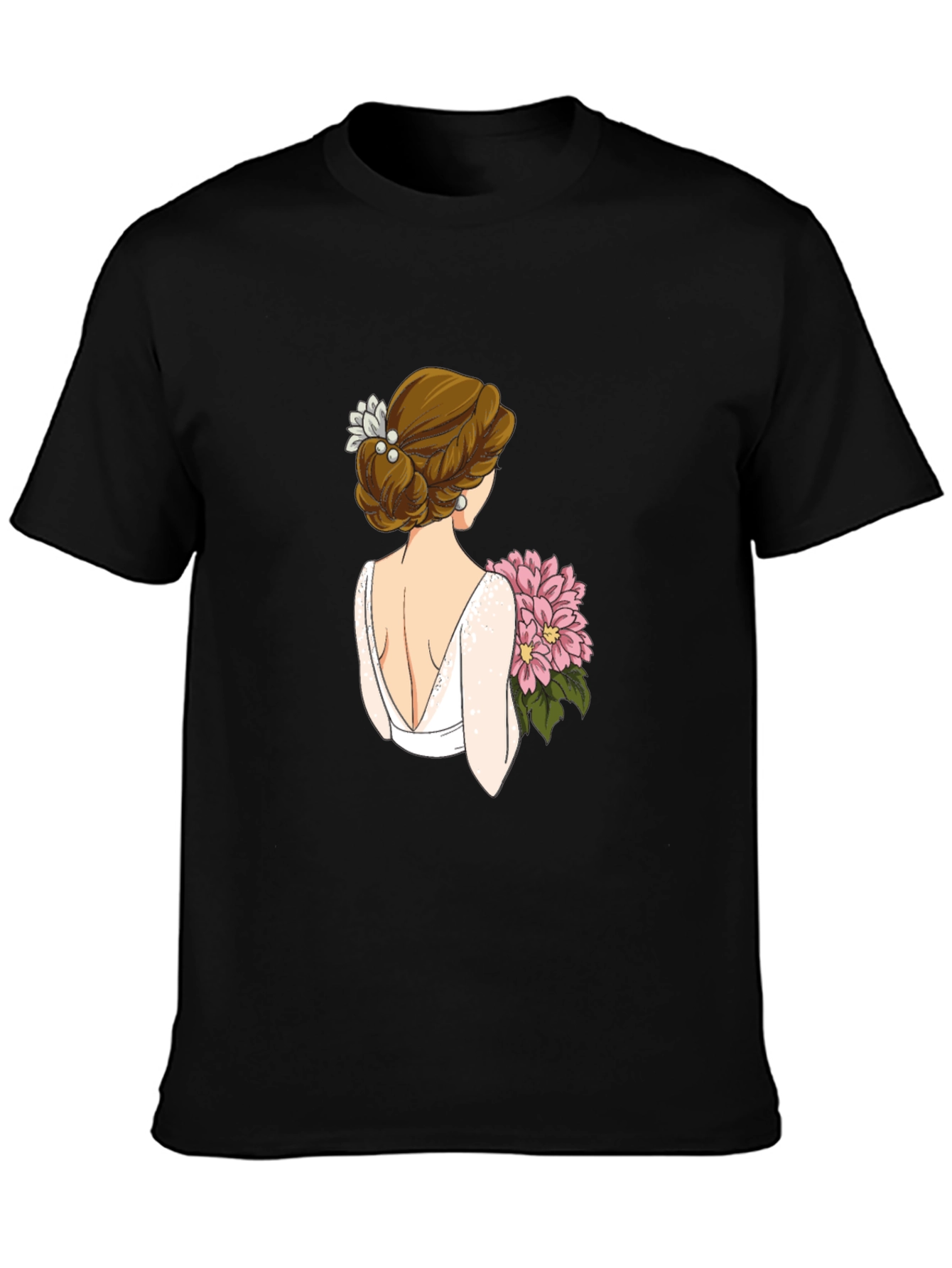 Bride Graphic Tee - Black Cotton T-Shirt